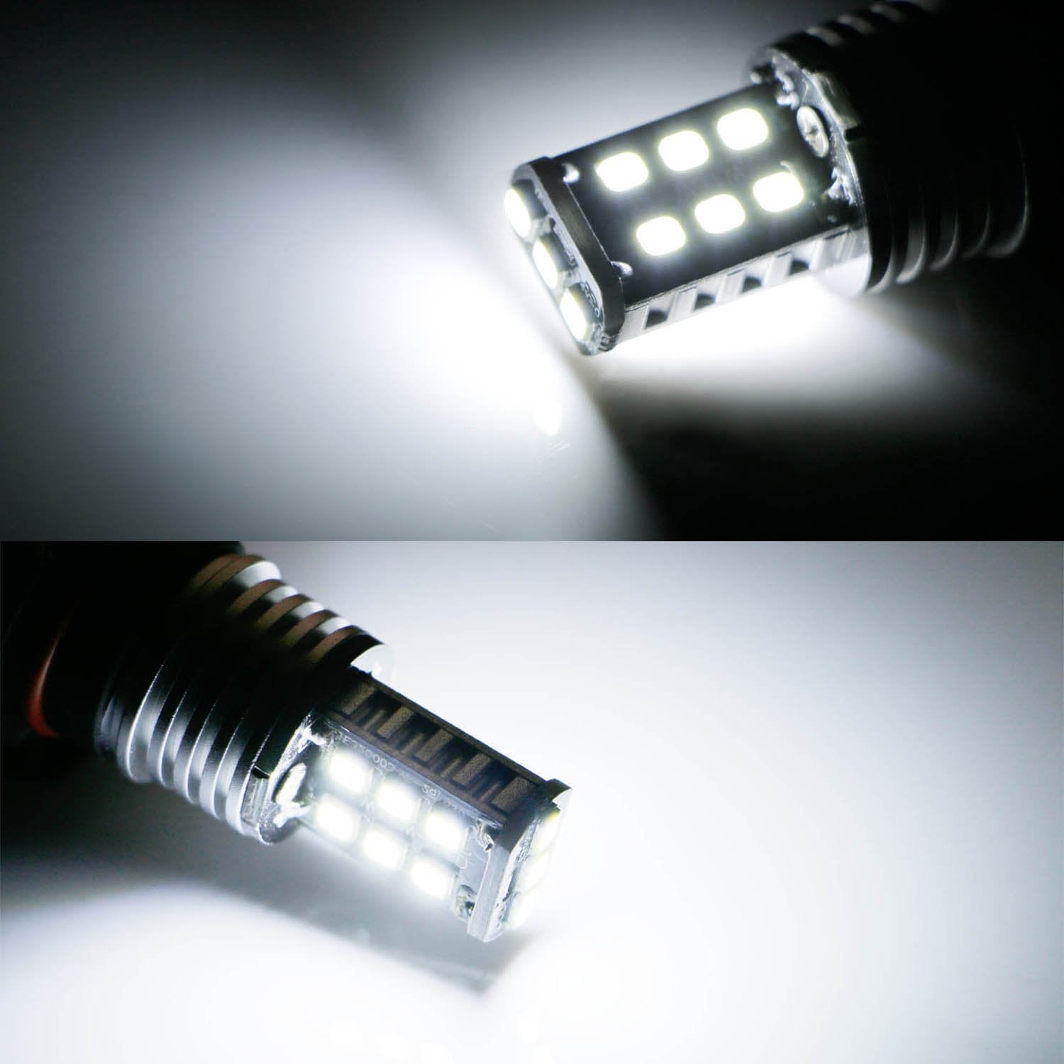 2-Pack 10W 15 SMD White LED Bulbs 7506 1156 P21W - High Brightness Reverse Lights for European Cars | Perfect for Night Driving & Parking Assistance