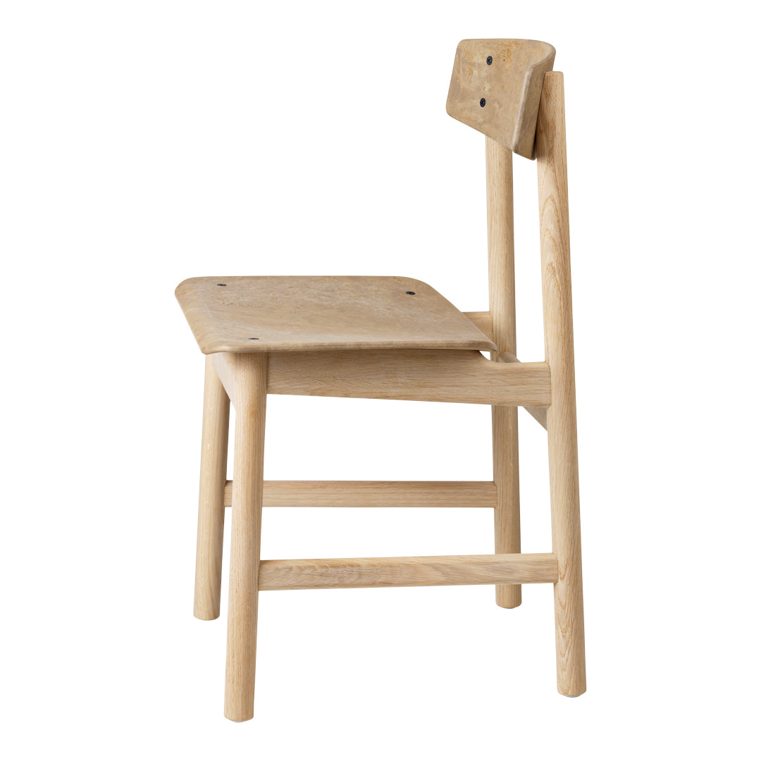 Eco-Friendly Conscious Dining Chair - Sustainable Wooden Chair for Kitchen & Dining Room - Perfect for Modern, Minimalist & Farmhouse Home Decor