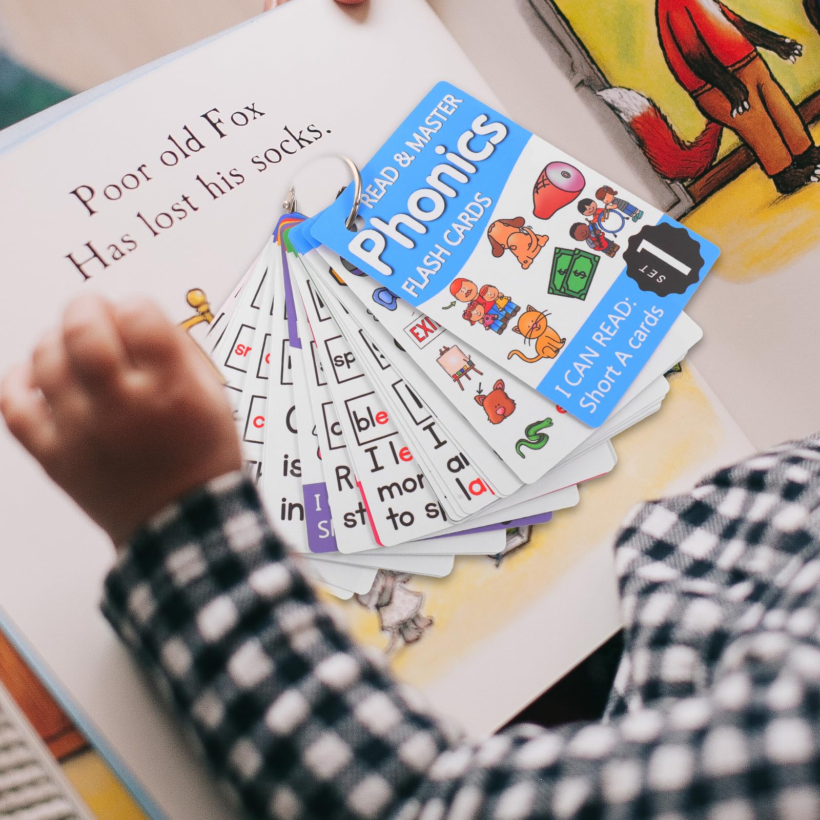 Kids Spelling Flash Cards Set - Early Learning Alphabet Matching Game for Preschool & Kindergarten - Perfect for Homeschooling, Classroom Activities & Fun Family Learning Time