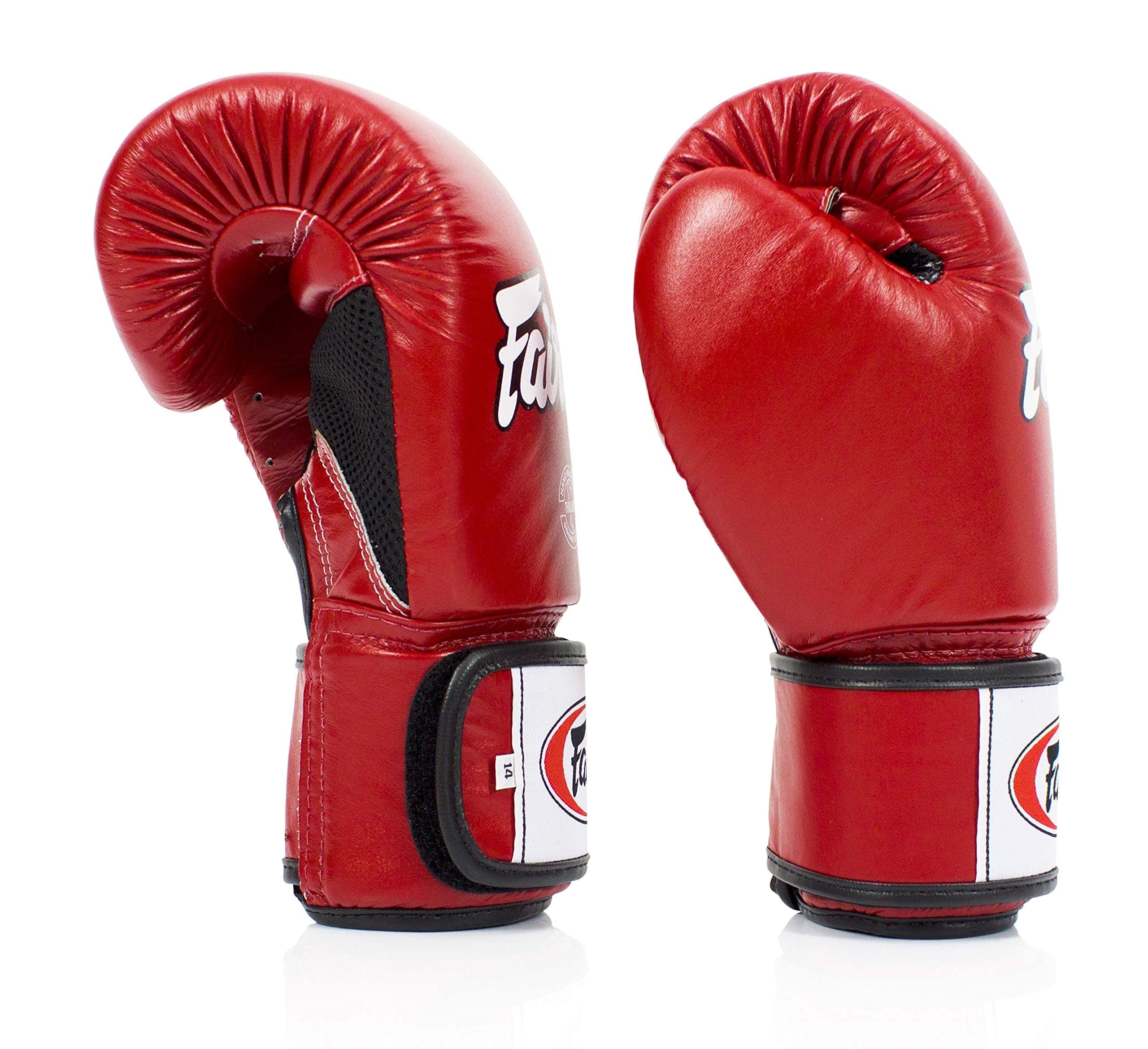 Fairtex BGV1BR Muay Thai Boxing Gloves - Breathable MMA Training Gloves for Men, Women & Kids | Premium Lightweight Shock-Absorbing Kickboxing Gloves for Gym, Workout & Sparring | Ideal for Muay Thai, MMA, Kickboxing & Fitness Training