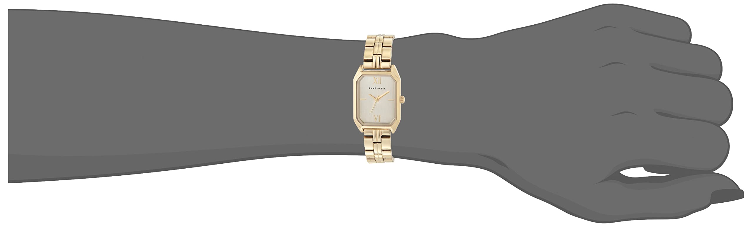 Anne Klein Women's Elegant Bracelet Watch - Gold-Tone Stainless Steel, Water Resistant, Fashion Accessory for Work, Party & Everyday Wear