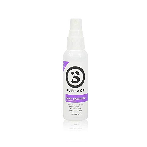 Surface Hand Sanitizer Spray - 2 oz Travel Size | Alcohol-Based Sanitizing Spray for Hands & Surfaces | Perfect for Home, Office & On-the-Go Use