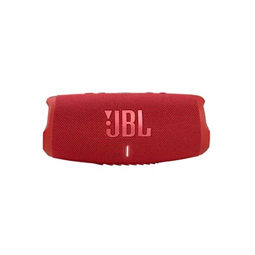 JBL Charge 5 Waterproof Bluetooth Speaker with Built-in Power Bank - Portable Wireless Speaker for Outdoor, Beach, Pool & Travel - Includes gSport Carbon Fiber Case (Red)