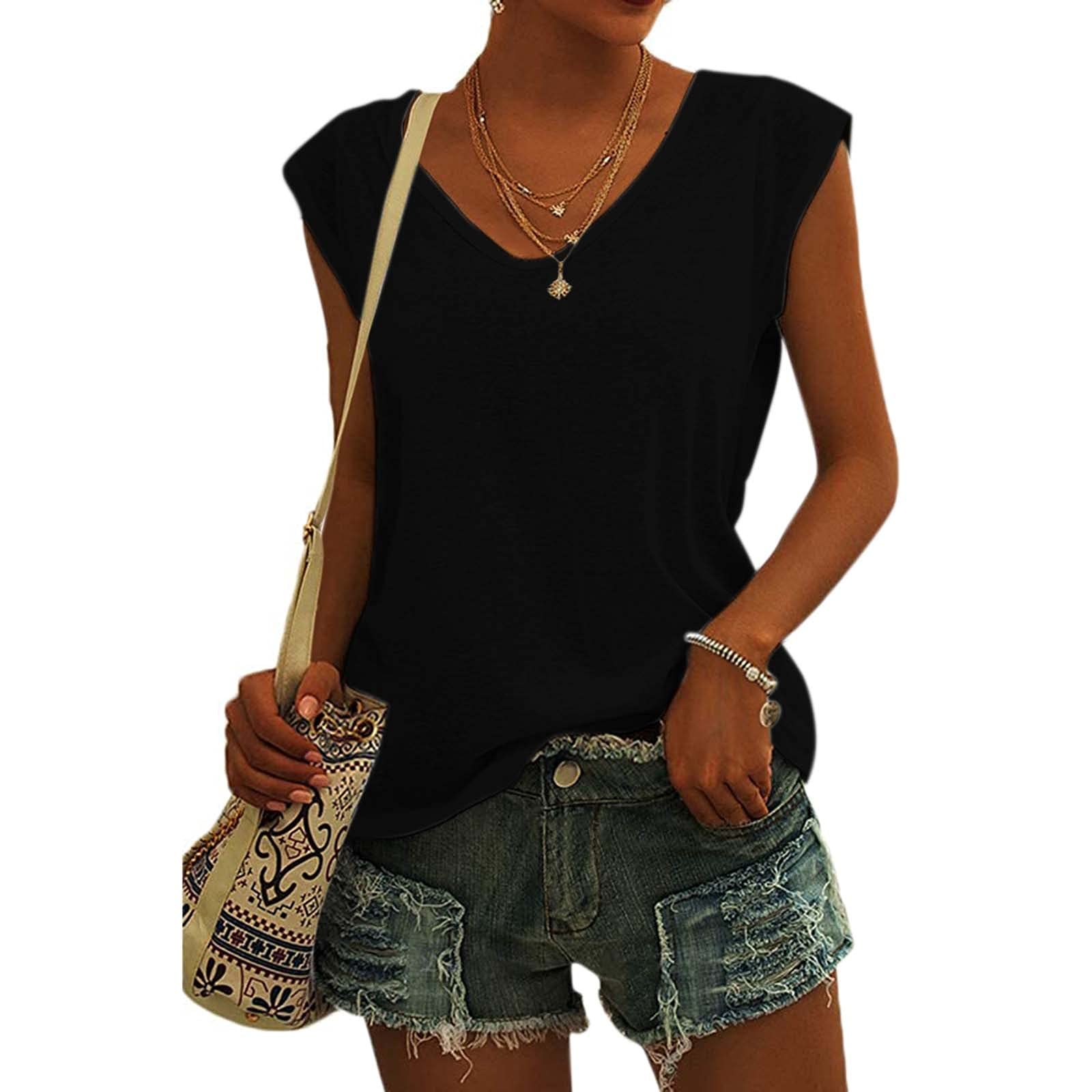 Women's Summer Tops 2022 - Sexy Casual & Dressy Tank Tops, Flowy Tunic Shirts with Racerback | Perfect for Beach Outings, Date Nights & Summer Vacations