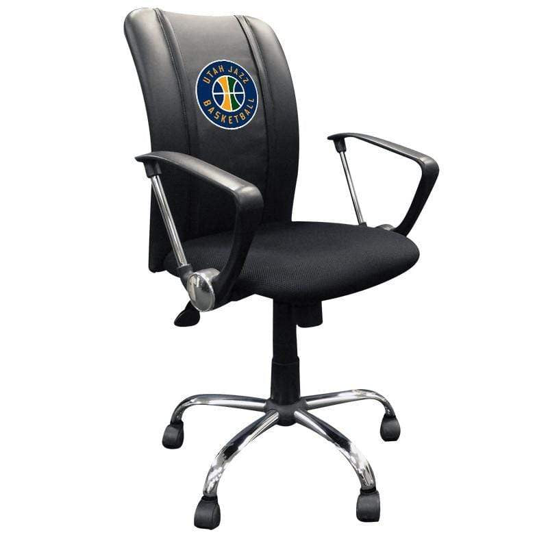 NBA Team Logo Dreamseat Curve Ergonomic Office Chair - Adjustable Height & Lumbar Support for Home, Gaming & Workspace Comfort