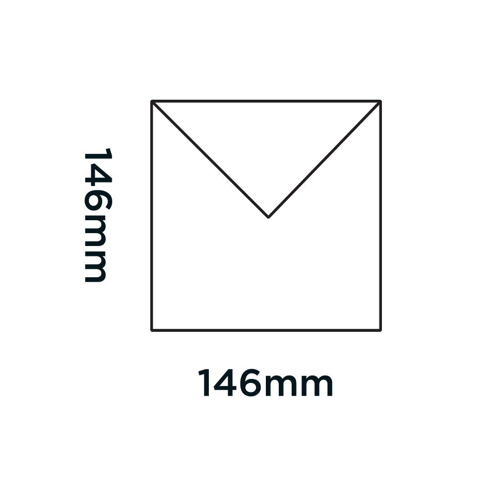 Premium 90 gsm White Square Banker Envelopes 146 x 146 mm (Pack of 1000) - Self-Sealing Invitation & Mailing Envelopes for Business, Wedding, Greeting Cards and Stationery