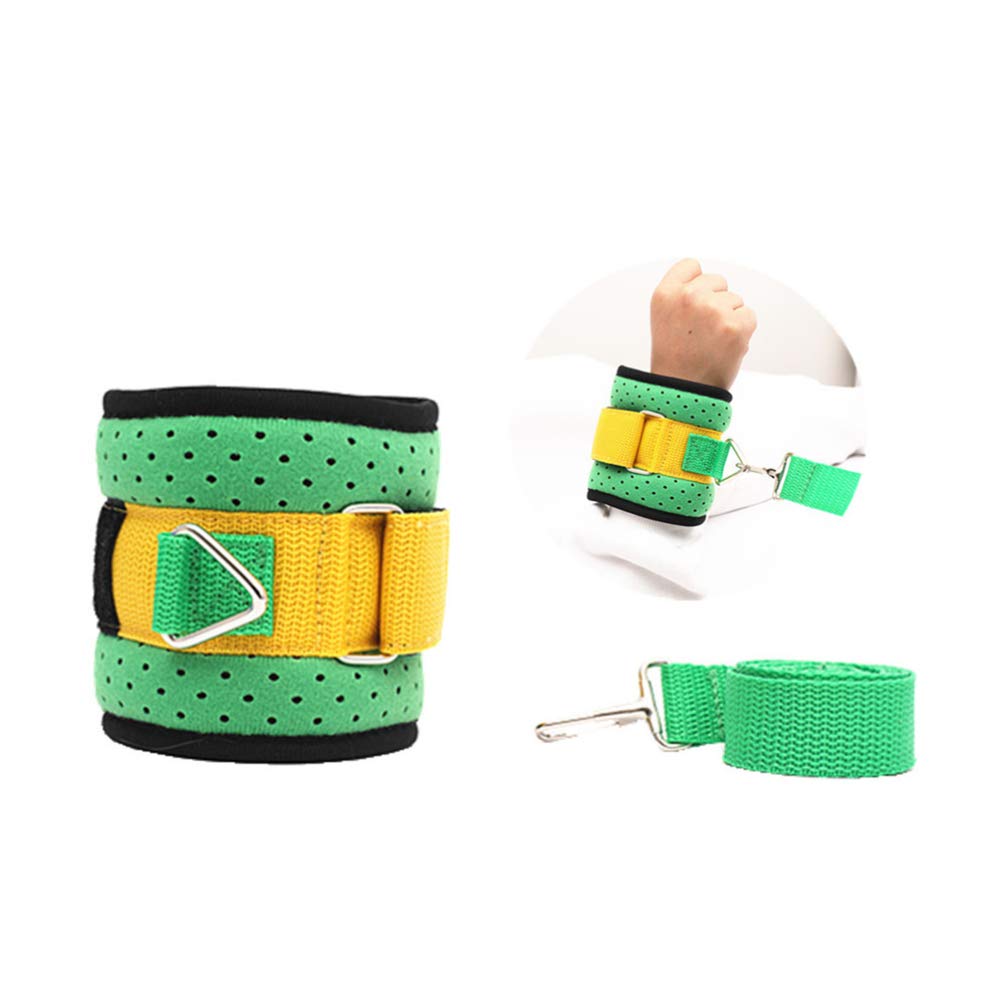 Healifty Adjustable Patient Restraint Braces with Kickstand - Green Medical Supplies for Elderly & Disabled Care - Ideal for Hospitals, Nursing Homes & Home Healthcare