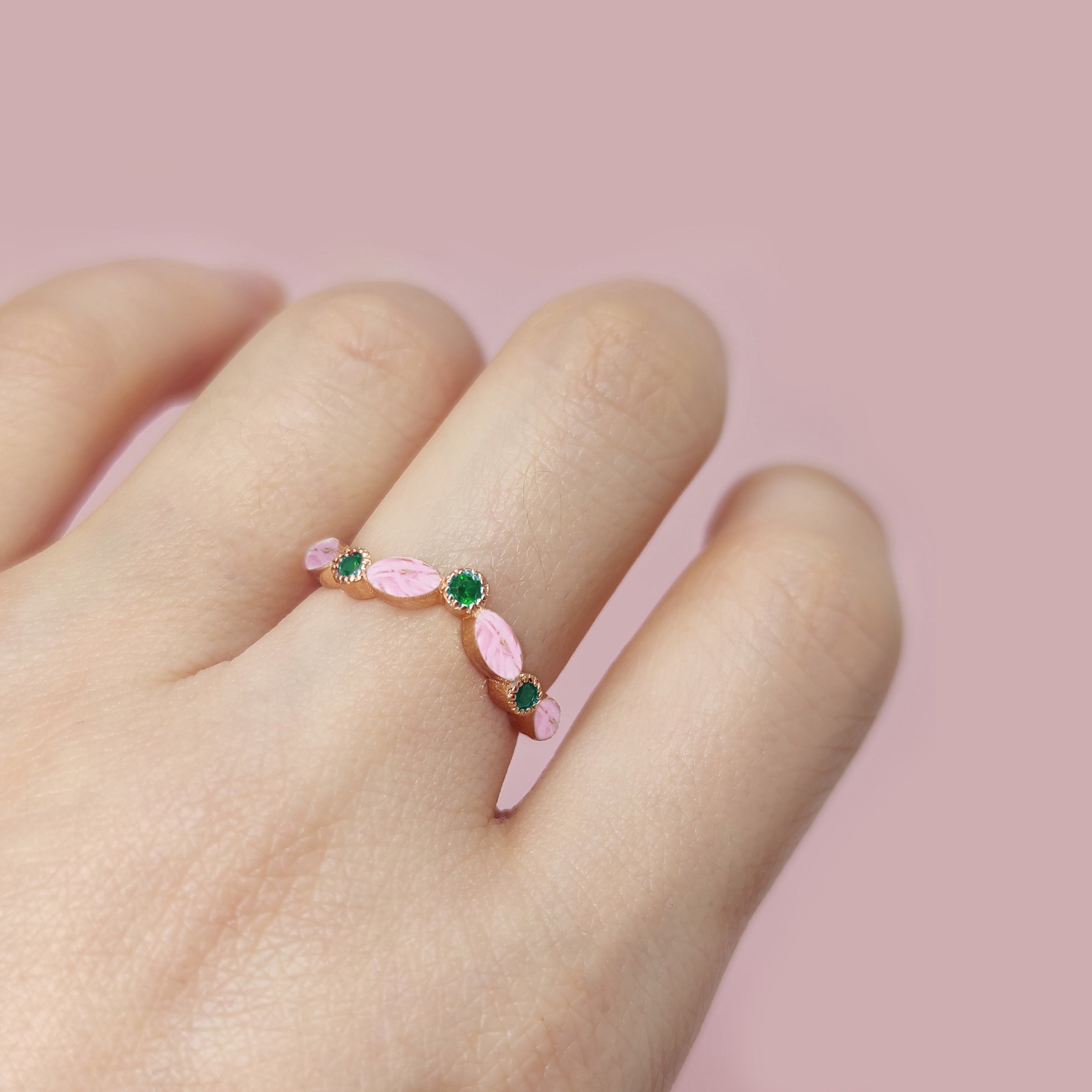 Celestial Embrace Birthstone Pregnancy Test Cap Ring - Elegant Keepsake for Baby Announcements & Gender Reveals | Perfect Gift for Expecting Moms