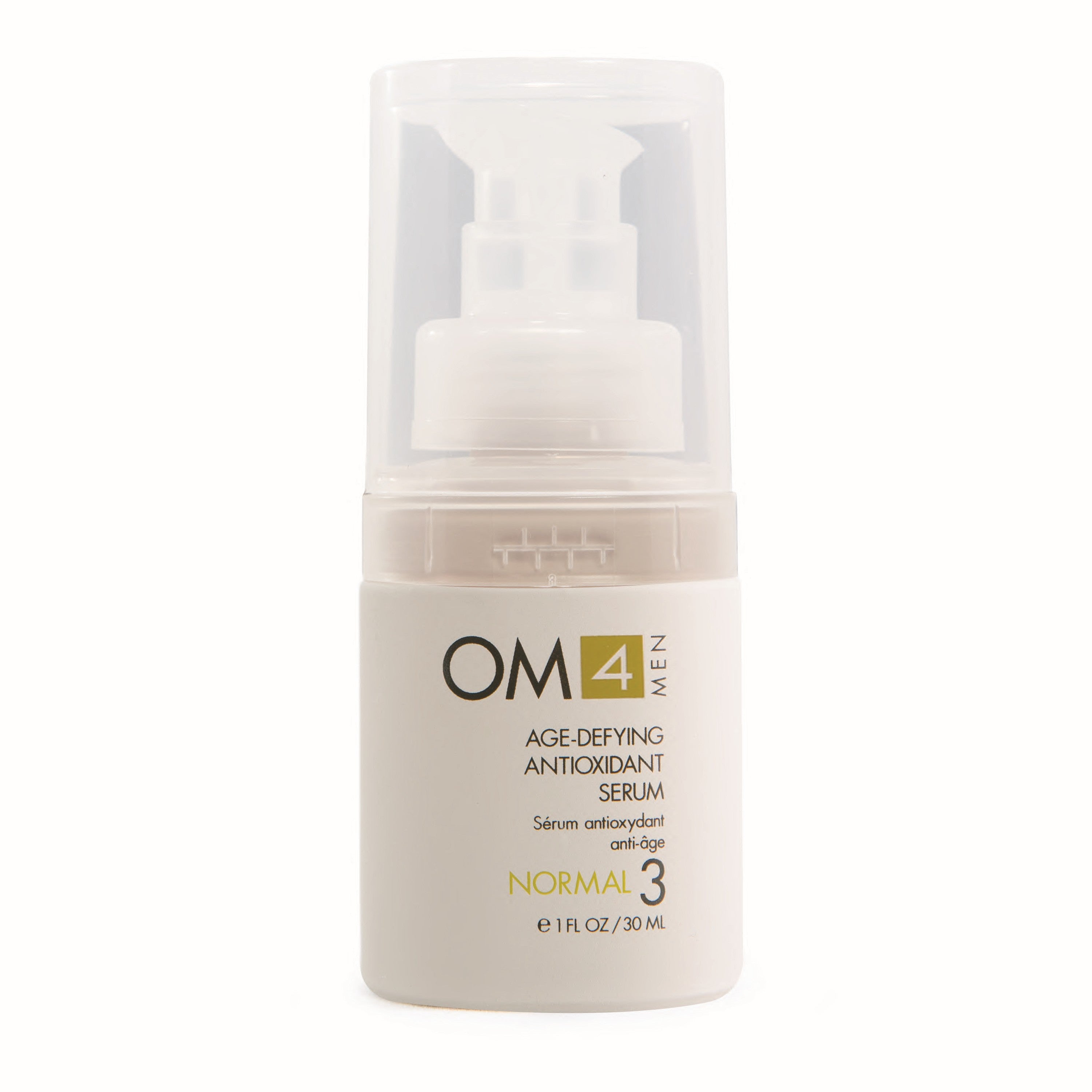 Organic OM4 Anti-Aging Serum for Men - Step 3 Age Defying Antioxidant Treatment | Reduce Wrinkles & Boost Skin Radiance | Perfect for Daily Skincare Routine & Nighttime Regimen