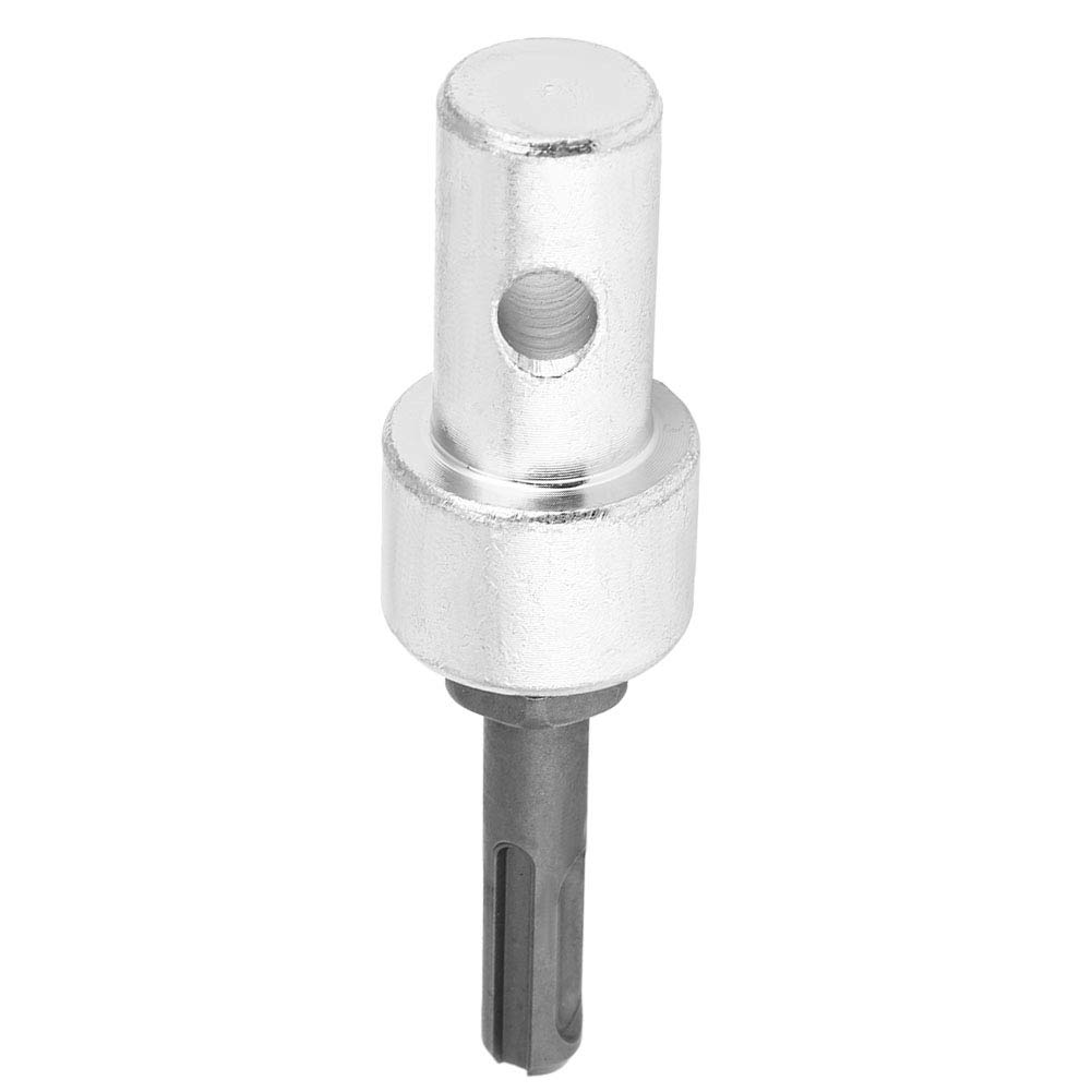 Yosoo Electric Drill Adapter - Round Shank 2 Pit 2 Slot Arbor for Earth Auger Connector | Power Tool Accessory for Gardening & Landscaping Projects