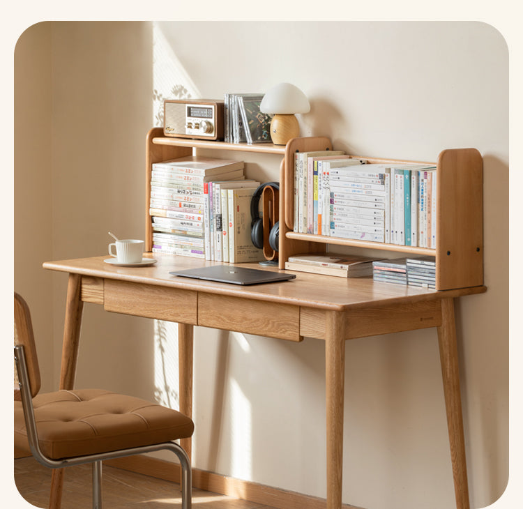 Solid Wood Kids Bookshelf - Beech, Oak, Poplar - Multi-Functional Storage Shelf for Bedroom, Playroom & Nursery Organization