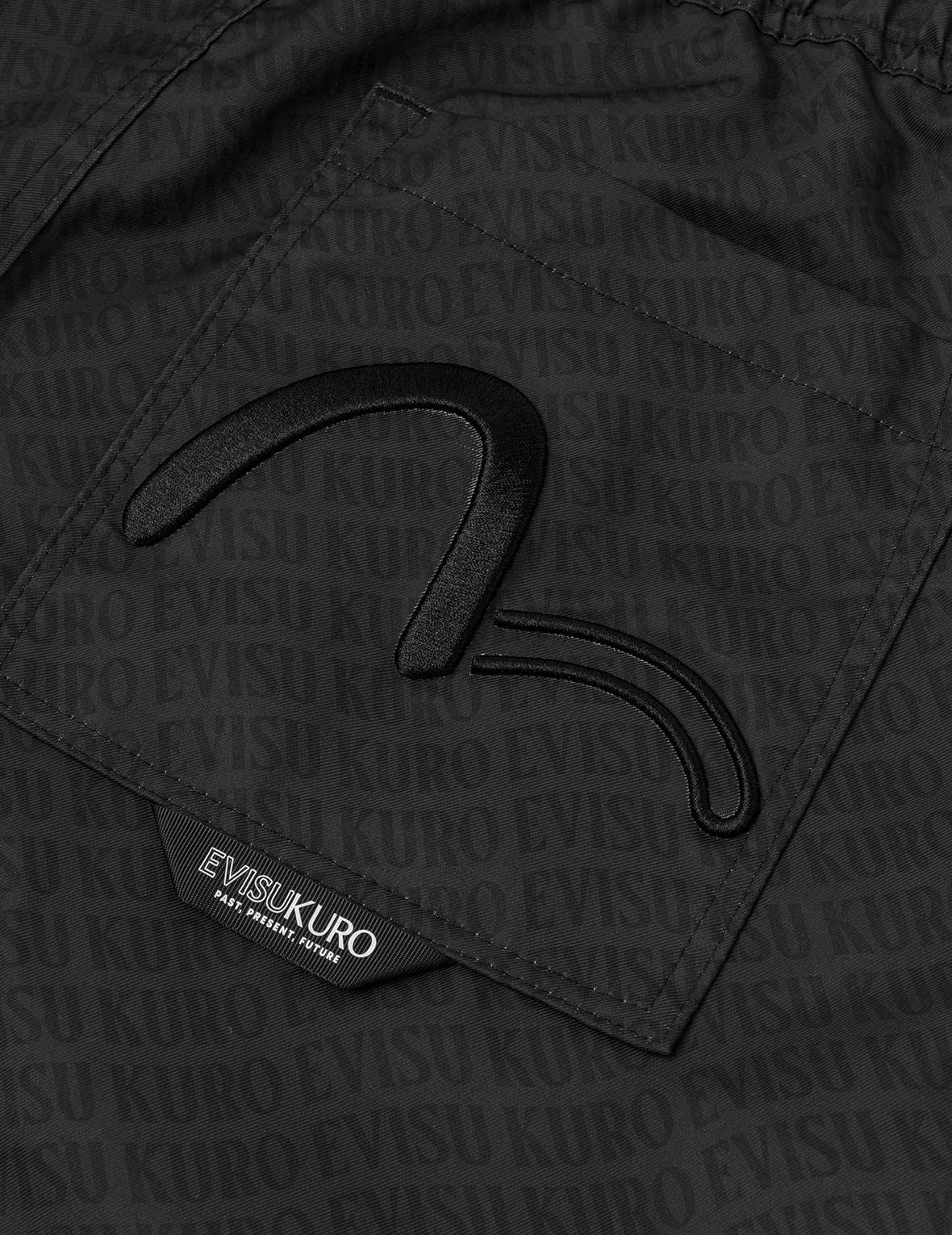 Trendy Allover Logo Print Loose Fit Cargo Pants for Men & Women | Comfortable Streetwear & Casual Outdoor Wear | Perfect for Hiking, Travel & Everyday Fashion