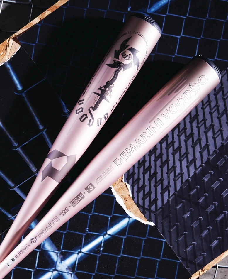 2025 DeMarini Rose Gold Voodoo One (-3) BBCOR Certified Baseball Bat - WBD2628010 | Perfect for High School & College Players, Game-Winning Hits & Tournament Play