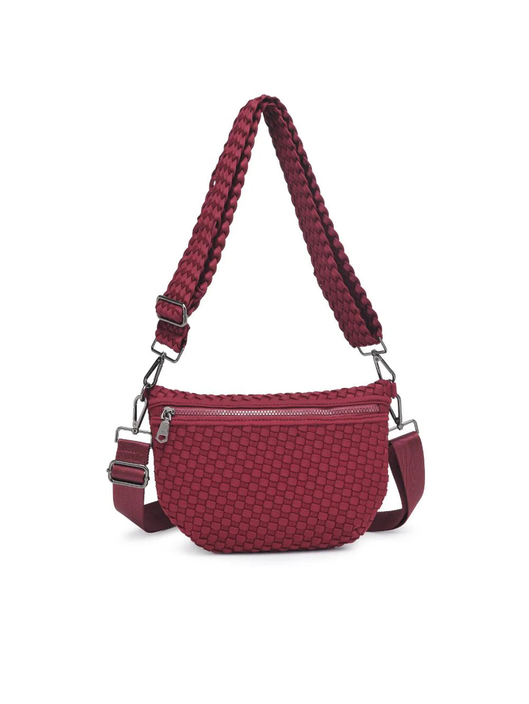Ethereal Belt Bag - Stylish Crossbody Fanny Pack for Women & Men - Wine Red - Perfect for Travel, Hiking, Concerts & Everyday Use