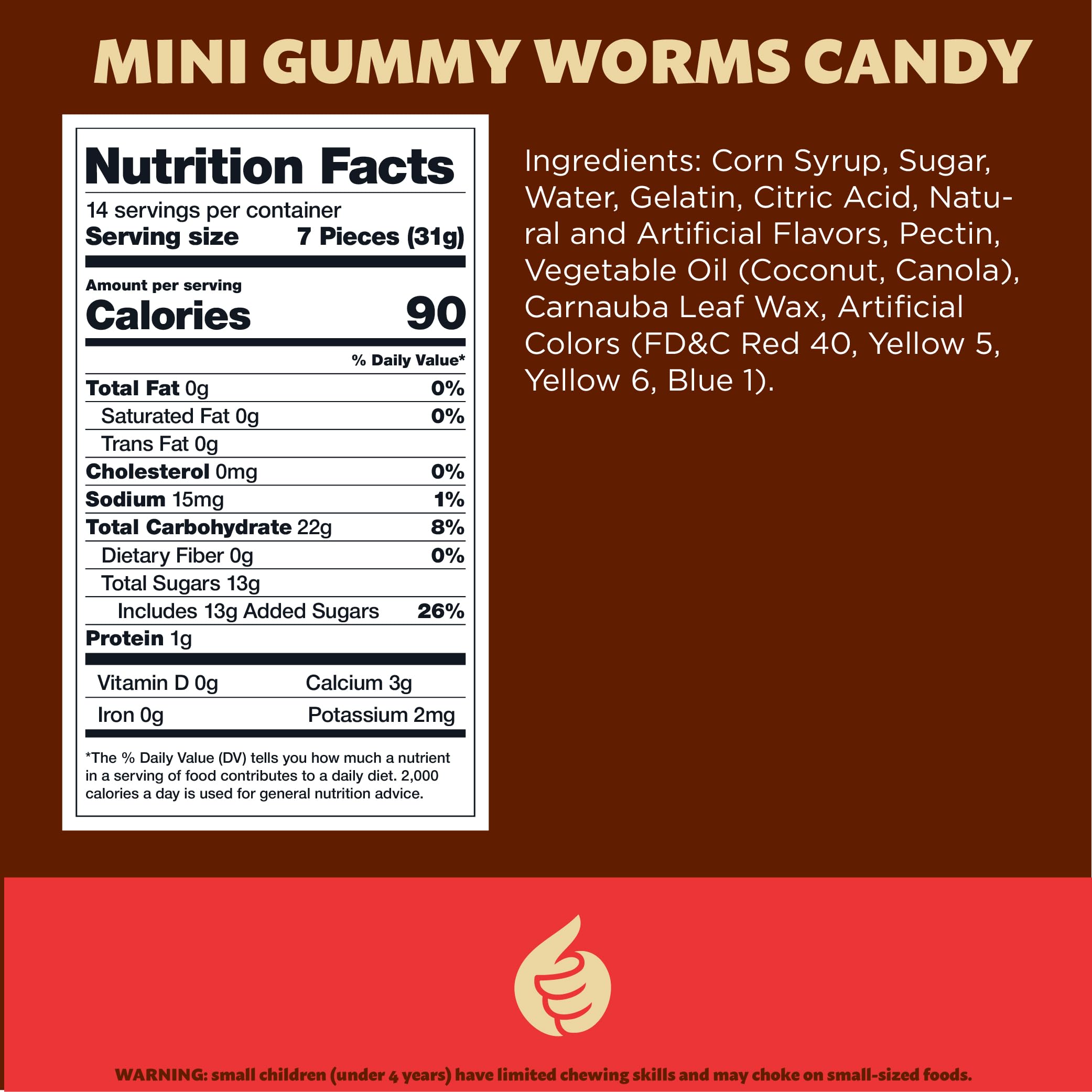 Delicious Mini Gummy Worms Candy - 1lb Pack of Assorted Fruit Flavors | Perfect for Parties, Movie Nights & Snacking