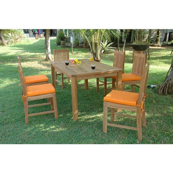 Montage Saratoga 7-Piece Dining Set - Modern Kitchen & Dining Room Table with Chairs for Family Meals & Entertaining