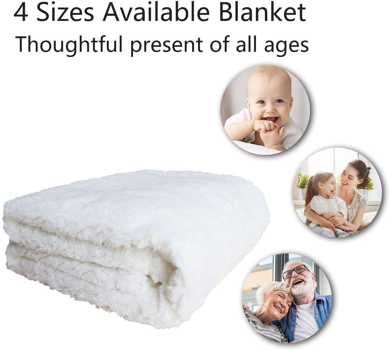 Feelyou Sniper Rifle Fleece Blanket - Soft Warm Sherpa Throw for Gaming & Movie Nights