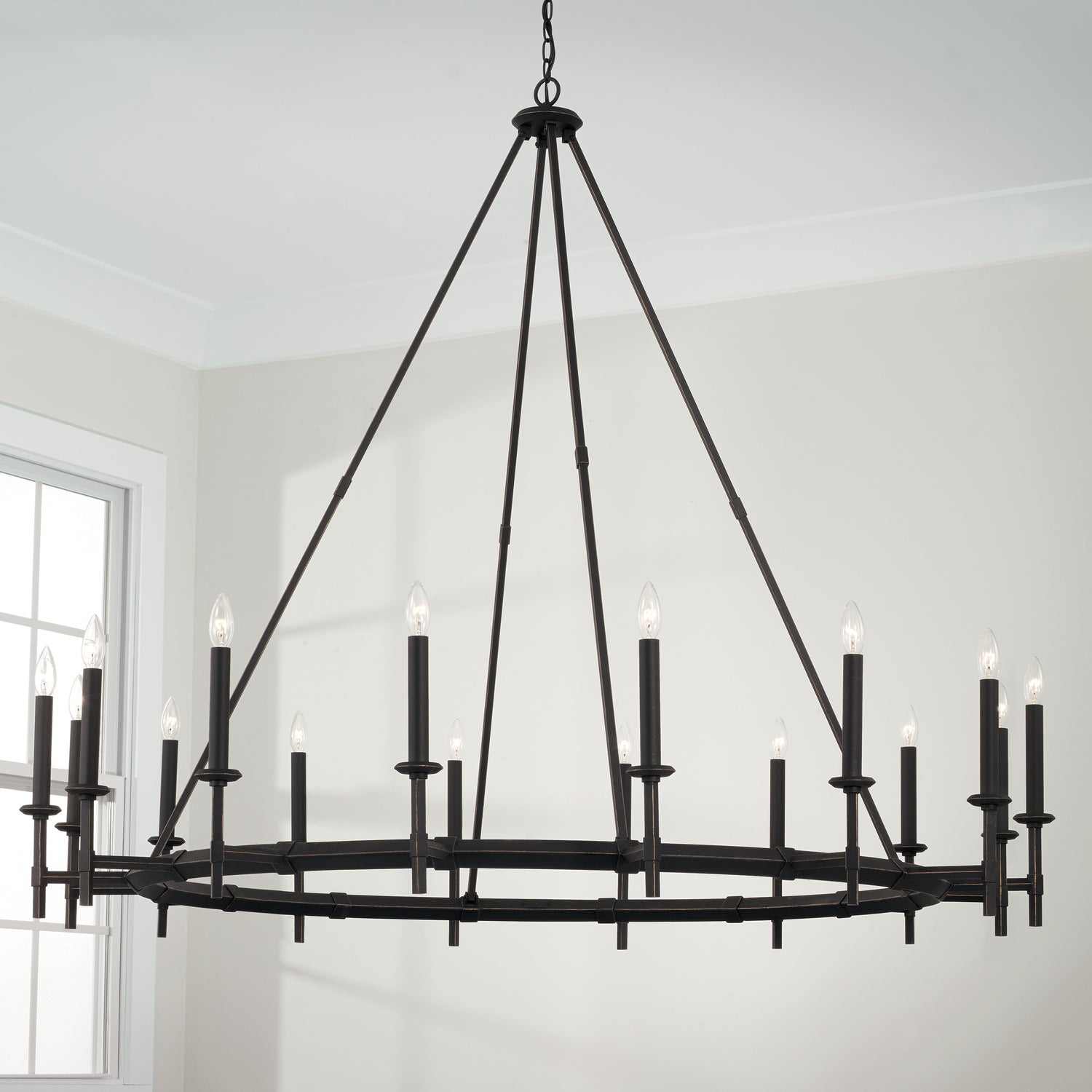 Capital Lighting 16-Light Chandelier - Elegant Crystal Ceiling Light Fixture for Dining Room, Living Room & Bedroom | Modern Home Decor Lighting