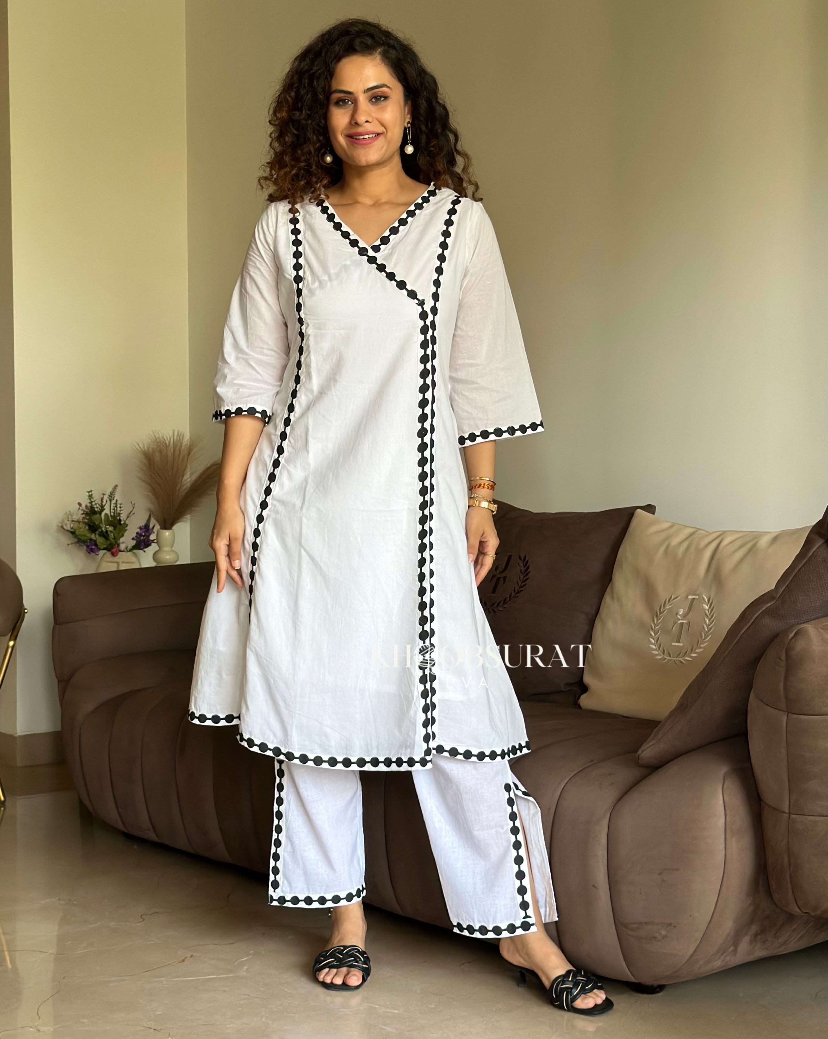 Moonlight Muse Kurta Set - Stylish Indian Ethnic Outfit for Women | Perfect for Festivals, Weddings & Casual Wear