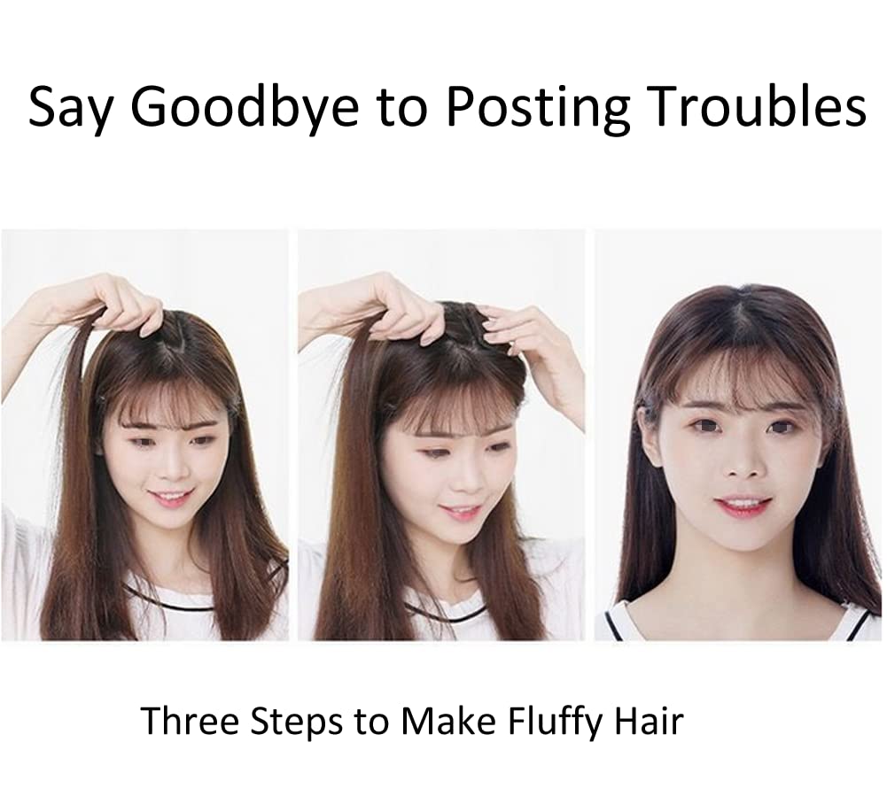 3 Pairs Invisible Black Bump Up Hair Clips - Volumizing Hair Inserts for Updos, Buns & Braids - Styling Tool for Women & Girls - Perfect for Fluffy Hair & Everyday Hairstyles (Great for Work, Parties & Special Occasions)