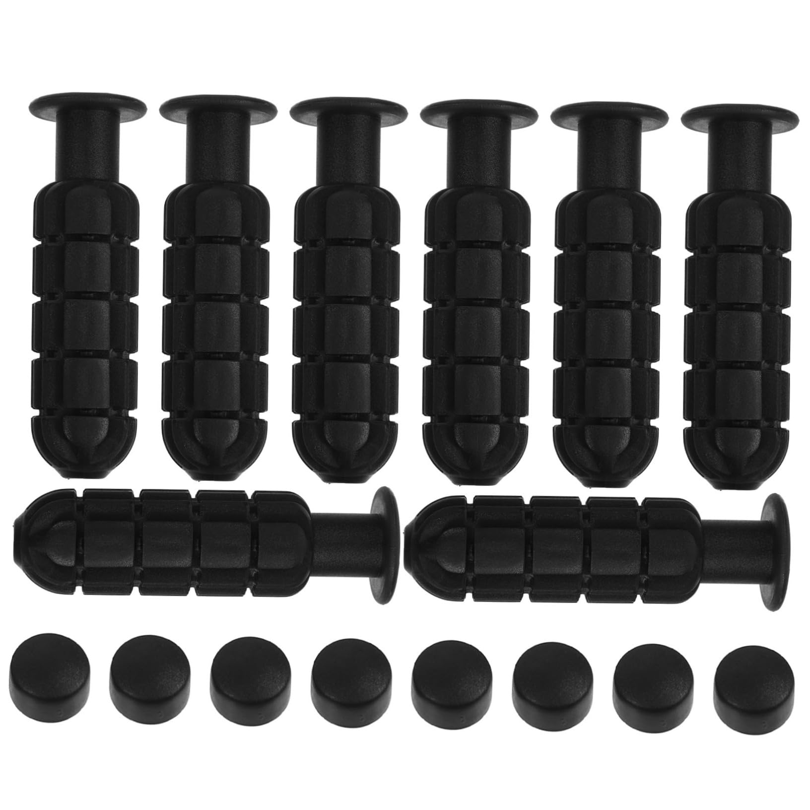TOYANDONA 24 Pezzi Accessori Per Calcio Balilla - Maniglie Sostituibili per Calcio Tavolo, Grip Foosball Handle per Bambini e Adulti, Ideali per Partite in Casa e Tornei Amatoriali