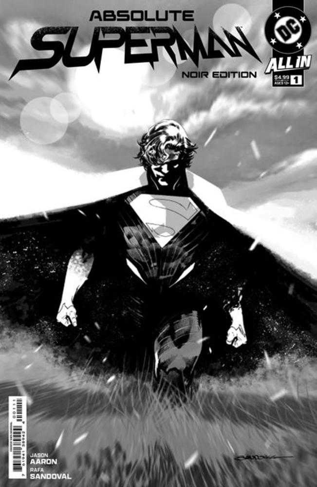 Absolute Superman Noir Edition #1 (One Shot) Cover A by Rafa Sandoval - Limited Edition Collector's Comic Book for DC Fans & Graphic Novel Enthusiasts - Perfect for Display, Gifts, and Comic Book Collections
