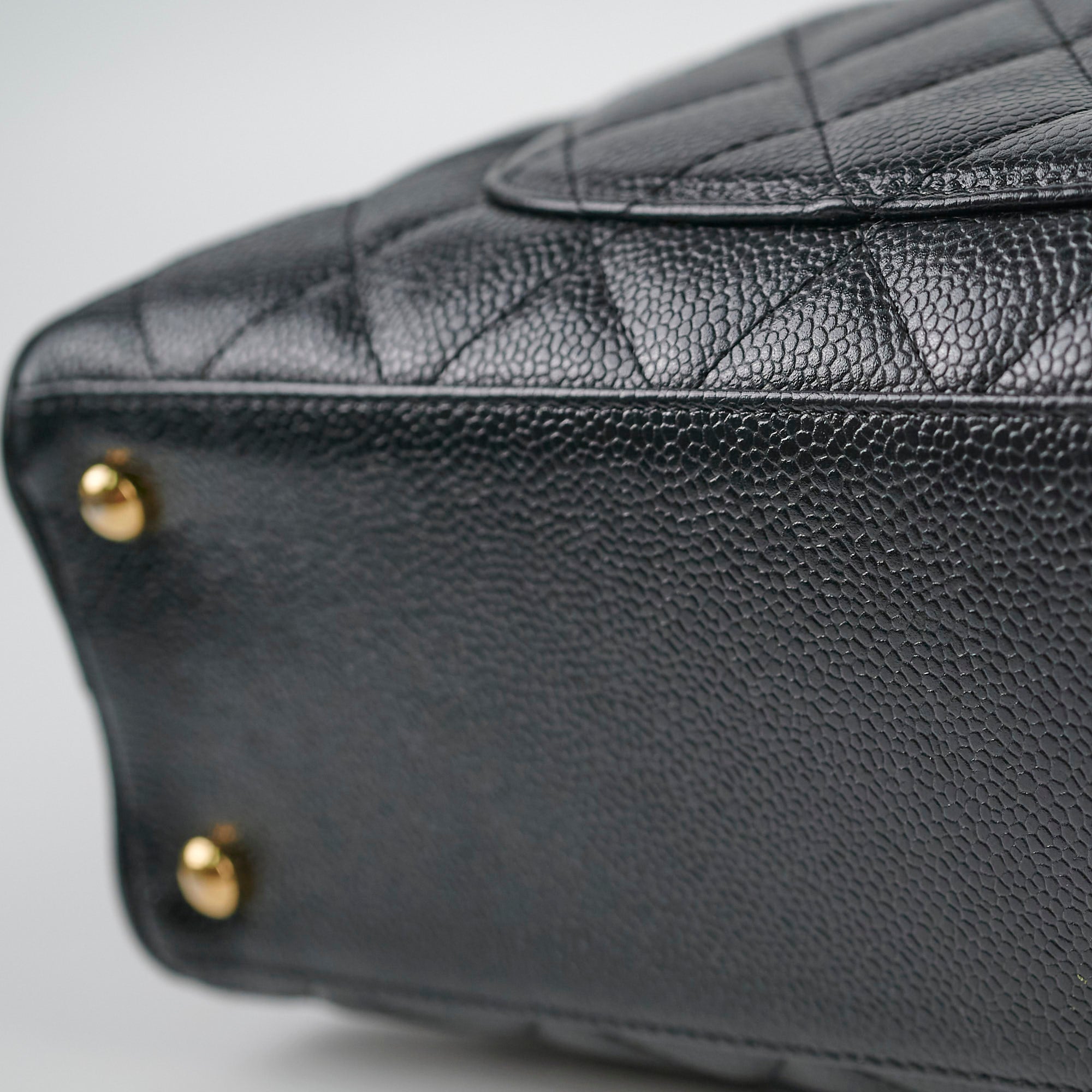 Chanel Bowling Bag in Caviar Leather - Black Luxury Handbag for Women | Perfect for Work, Travel & Everyday Use