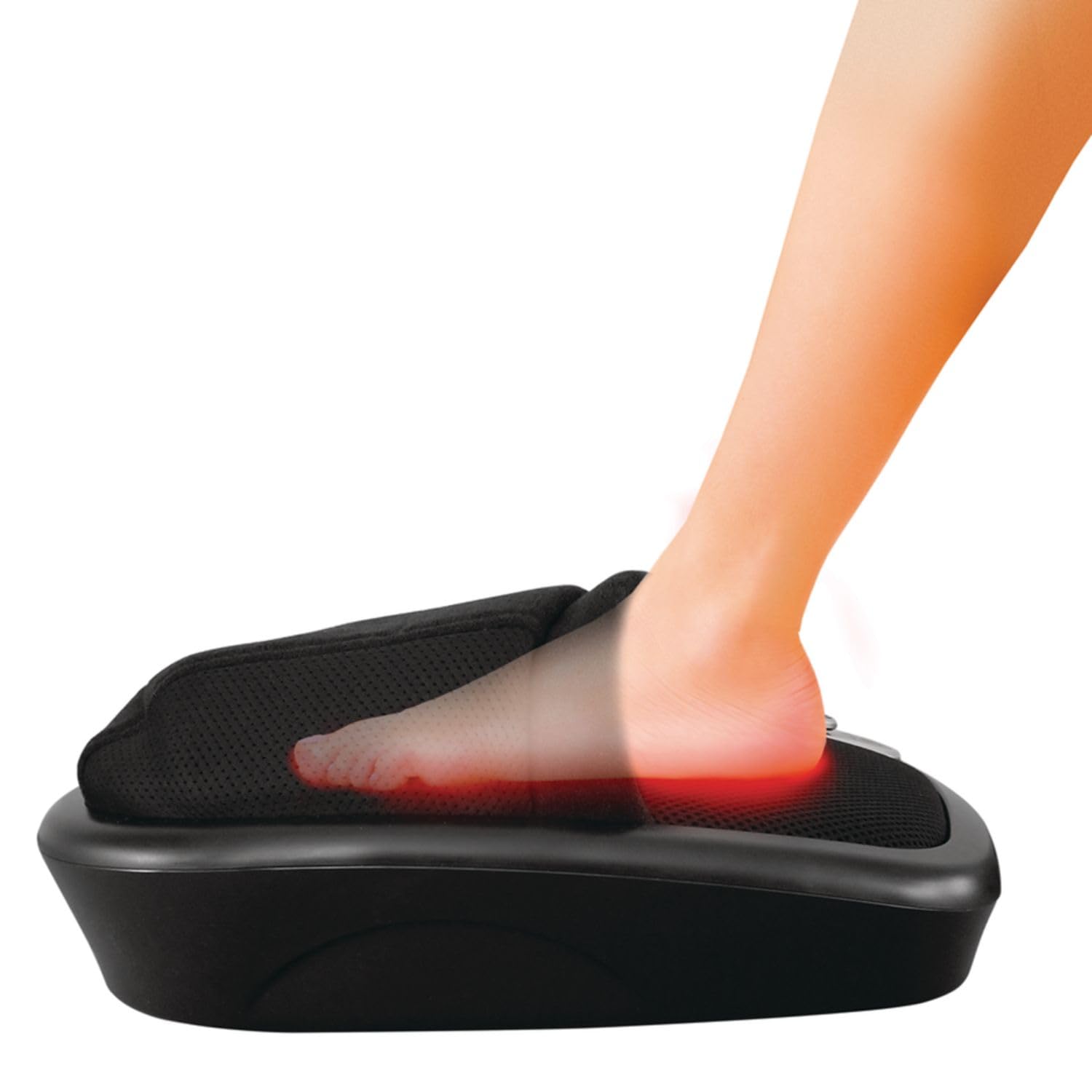 Homedics Shiatsu Air Max Foot Massager with Air Compression & Deep-Kneading Rolling Massage - Soothing Heat Therapy for Pain Relief, Muscle Recovery & Relaxation - Perfect for Home, Office & Post-Workout Recovery