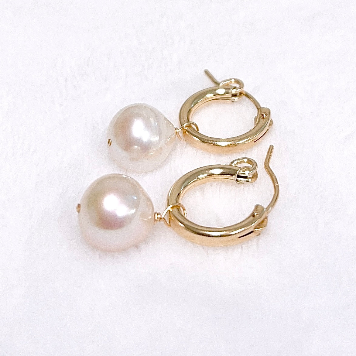 NOELA White Pearl Earrings (E620) - Elegant Pearl Studs for Women, Perfect for Weddings, Parties & Everyday Wear