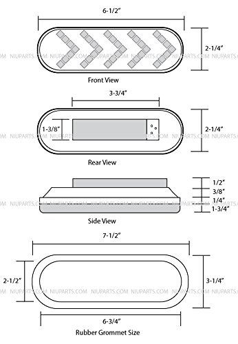NIUPARTS 2PCS 6