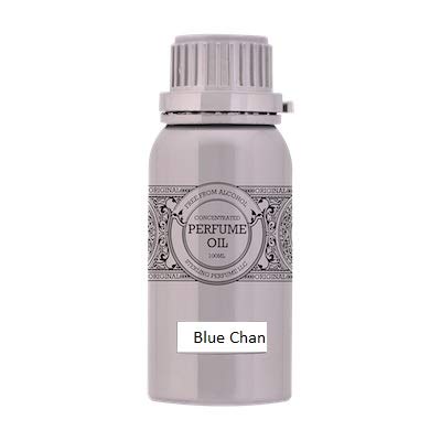 Hamidi Blue Chan Pure Concentrated Perfume Oil 100ml (3.4oz) - Alcohol-Free Attar for Men | Long-Lasting Fresh Fragrance | Perfect for Daily Wear, Special Occasions & Gifting