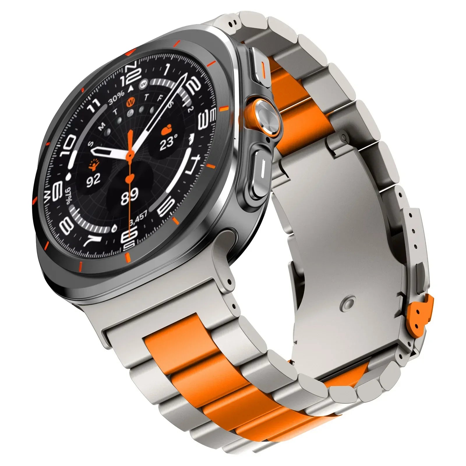 Premium Stainless Steel Band for Samsung Galaxy Watch Ultra - Durable Metal Strap for Men & Women, Perfect for Workouts, Office & Everyday Wear