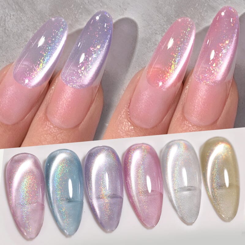 Rainbow Cat Magnetic Gel Polish - 10ml Water Light Nail Art MY84 MY89 - Perfect for DIY Manicures & Nail Salon Use