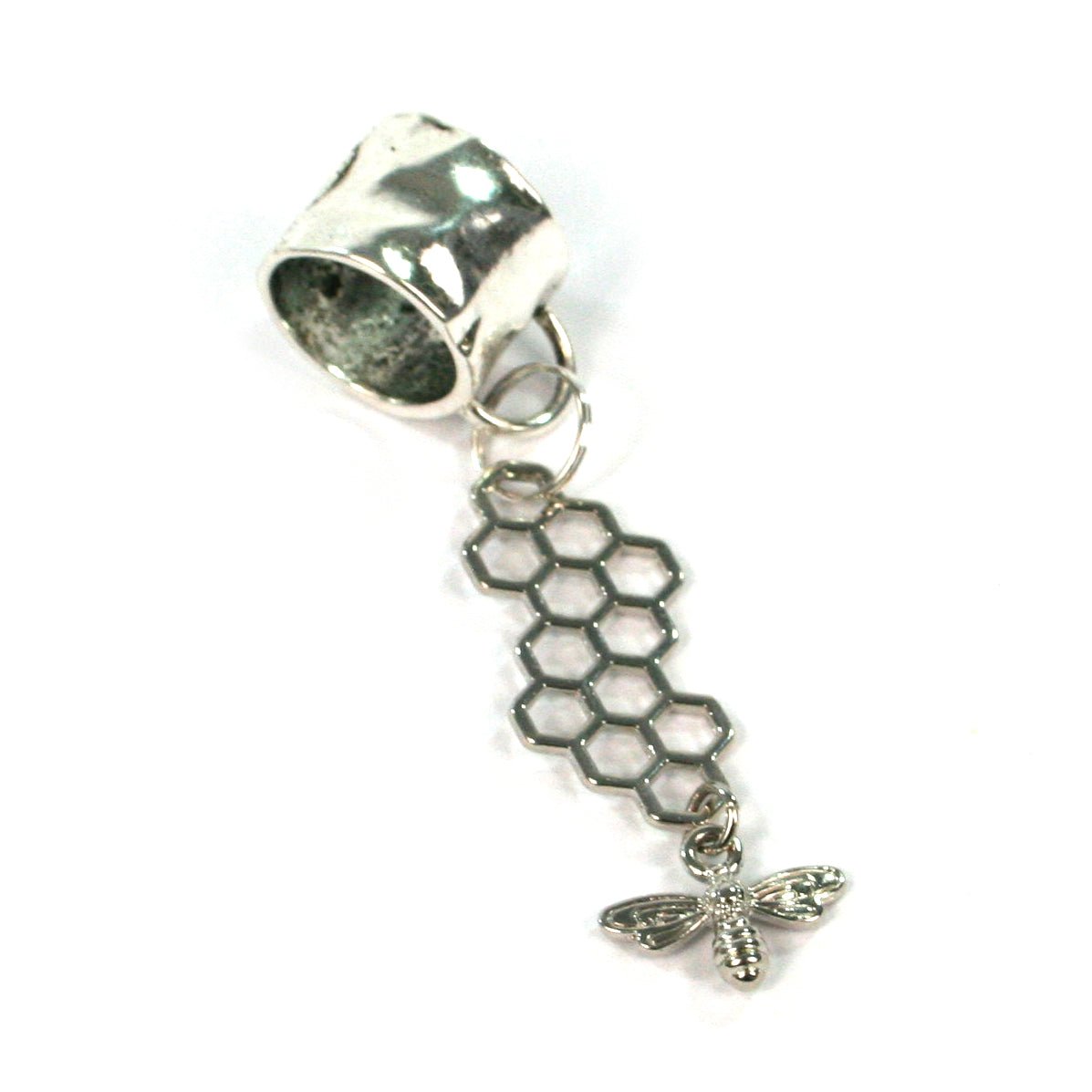 Bee & Honecomb Design Scarf Jewelry - Elegant Beehive Pattern Accessory for Women, Fashionable Necklace for Casual Wear, Office, and Special Occasions