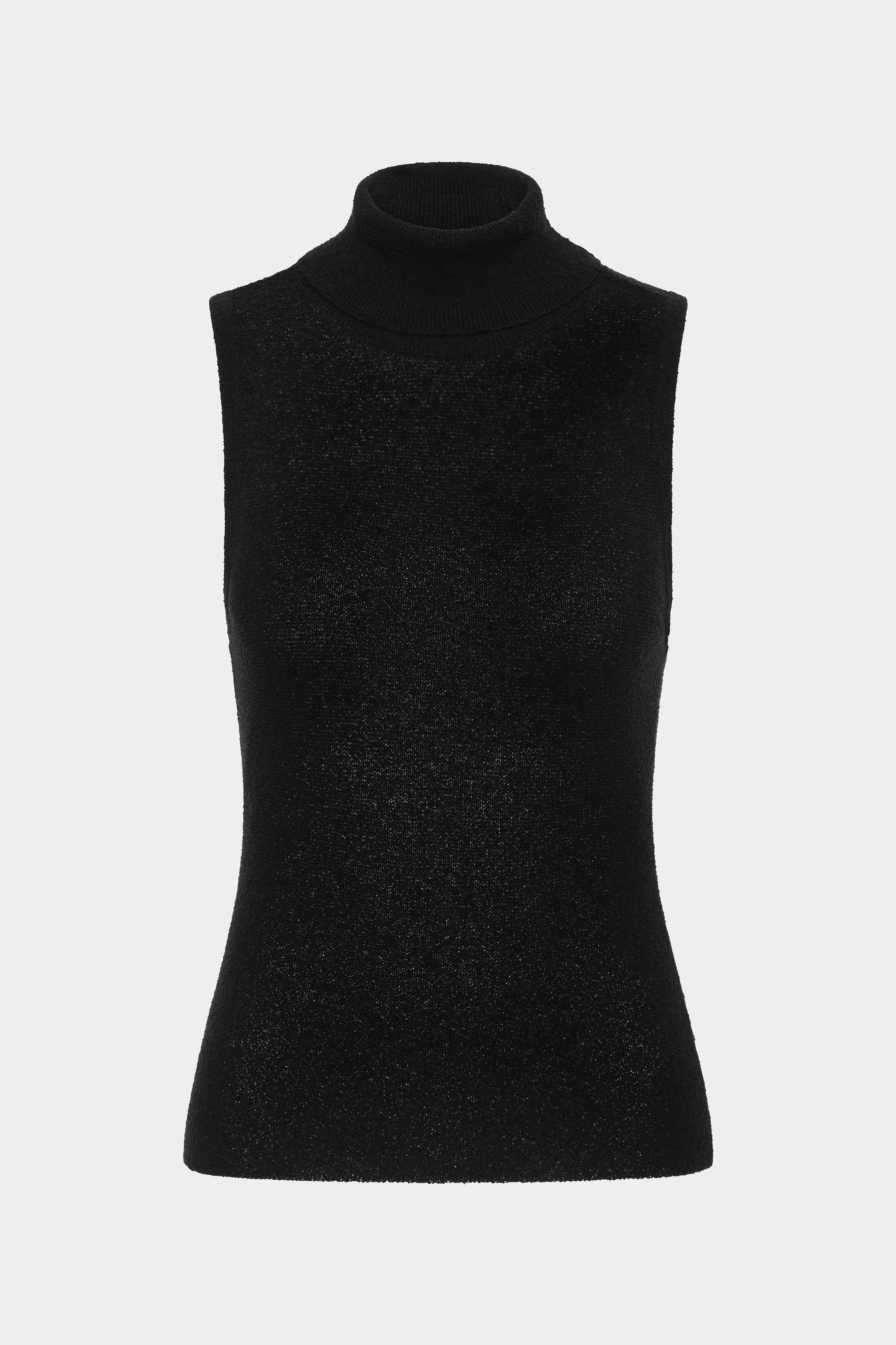 Chiara Turtleneck Tank Top for Women - Soft Stretch Slim Fit Mock Neck Camisole - Perfect for Layering, Office Wear & Casual Outfits