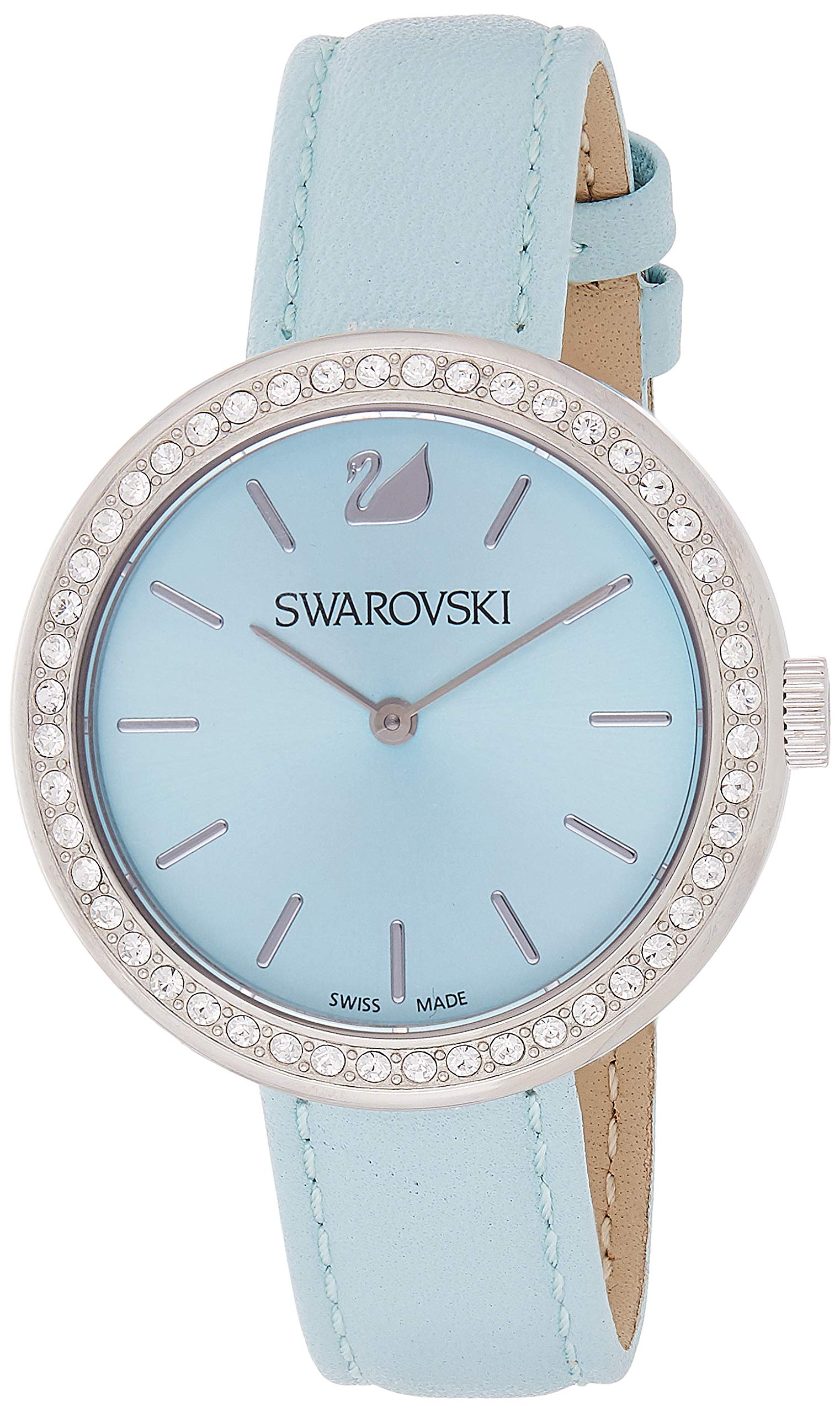 Swarovski Daytime Light Blue Crystal Ladies Watch 5095646 - Elegant & Stylish for Women's Fashion, Office Wear & Special Occasions