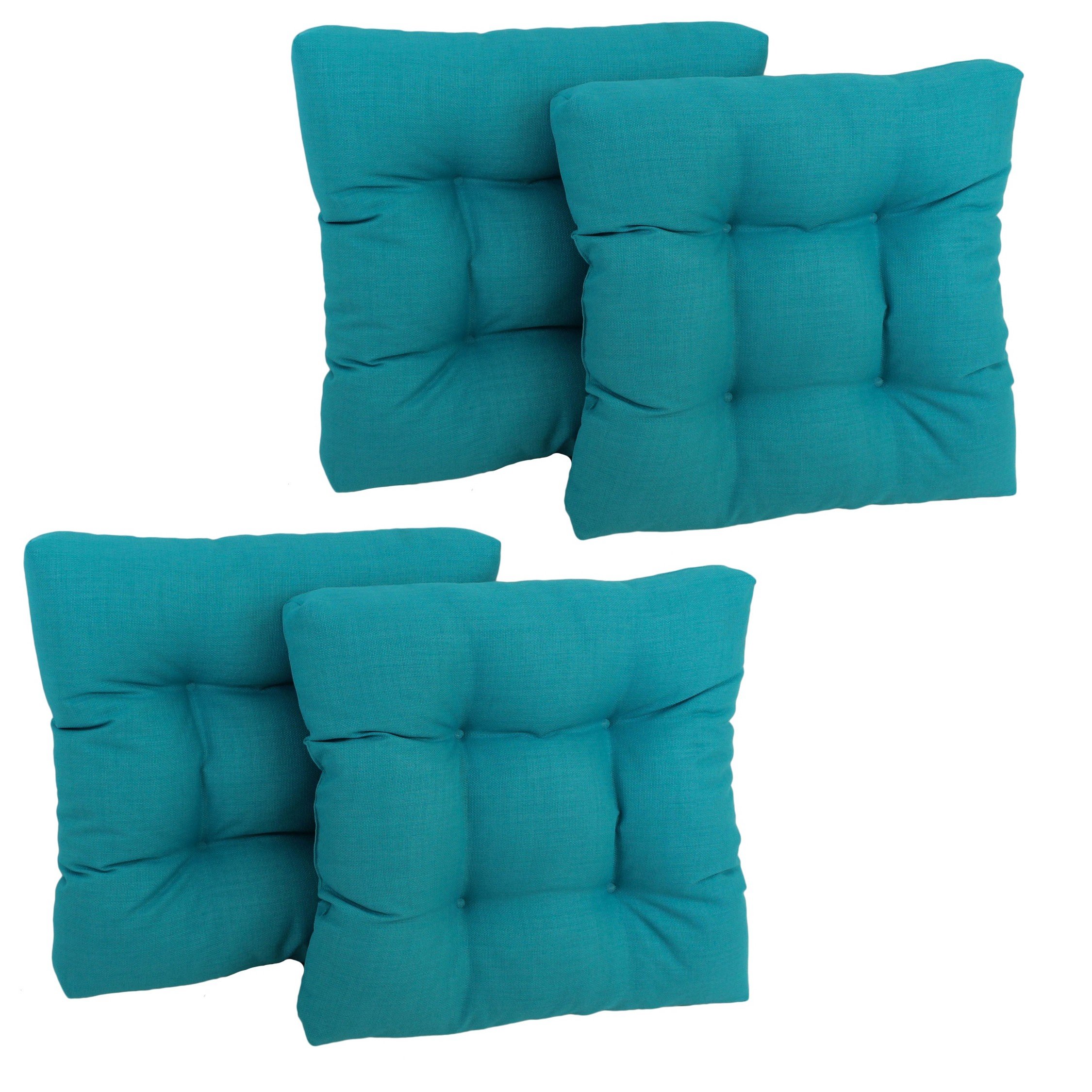 Premium Tufted Dining Chair Cushions Set of 4 - 19