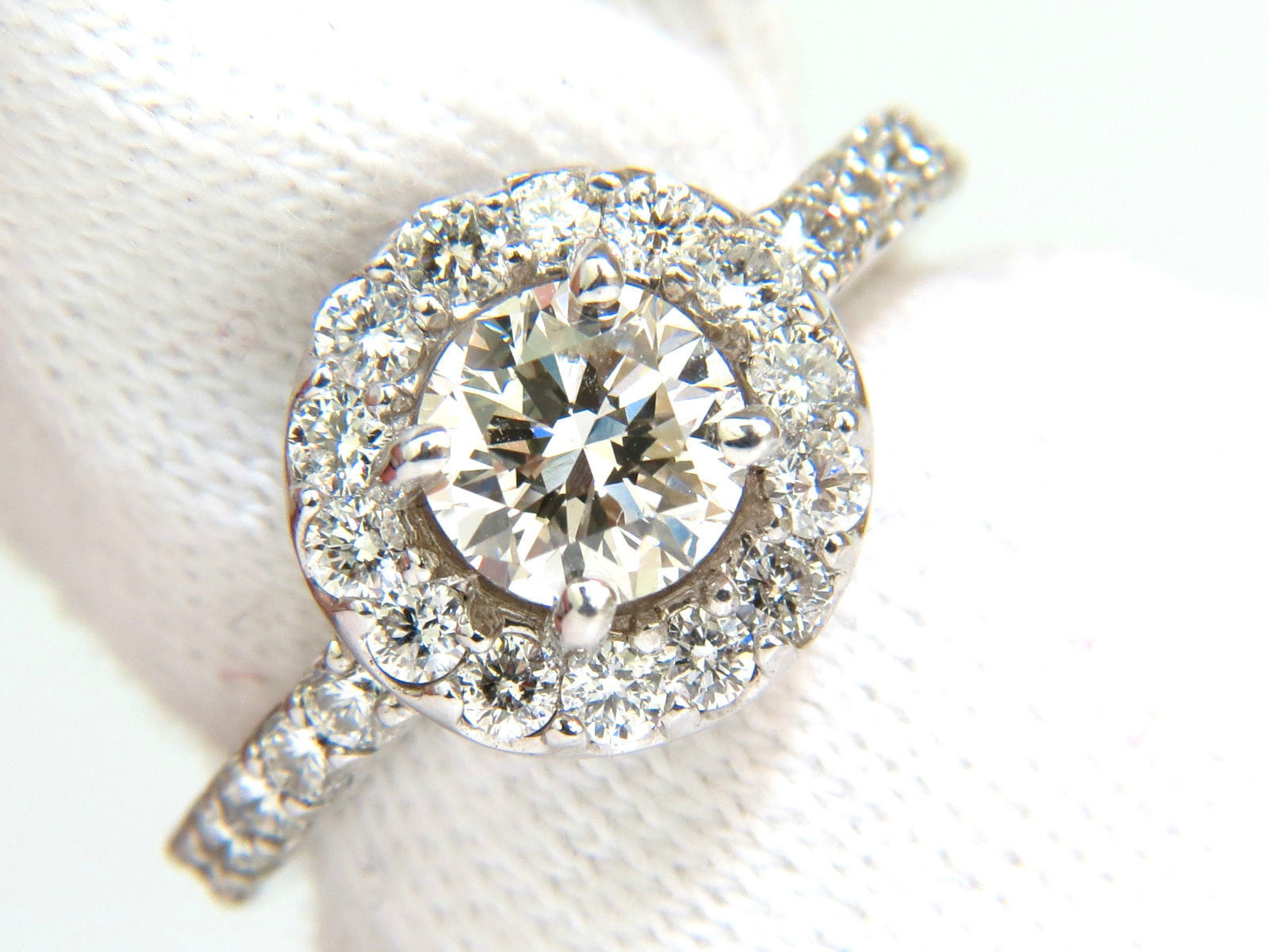 2.00CT Round Brilliant Cut Diamond Halo Ring in 14K Gold - Perfect for Engagement, Wedding & Anniversary Gifts