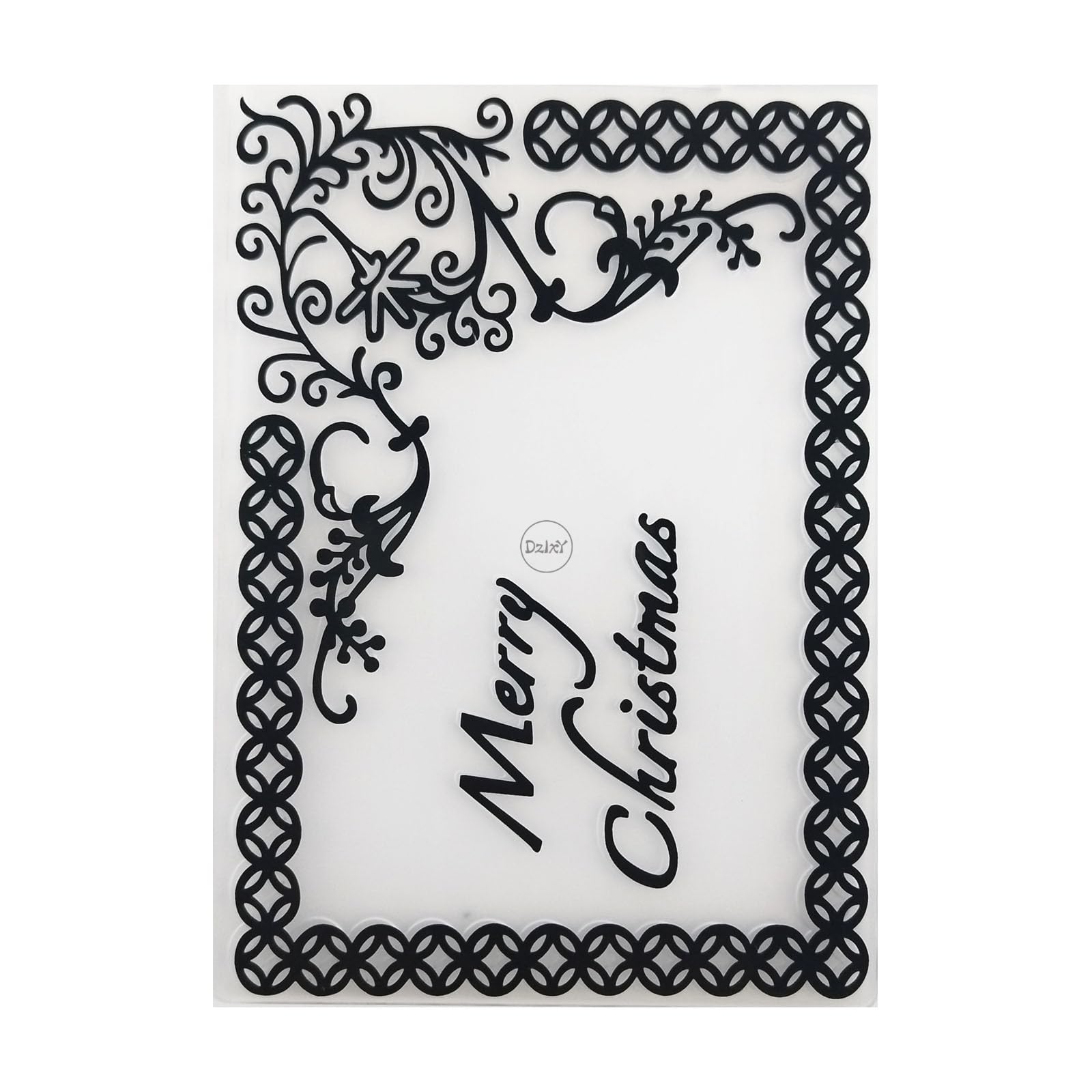 Merry Christmas Plastic Embossing Folders - DIY 3D Scrapbook Stencils for Card Making, Album Crafts & Holiday Decorations | Perfect for Greeting Cards, Gift Tags, and Festive Paper Crafts