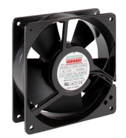 120x38mm Mechatronics 115V Low Speed IP55 Rated AC Cooling Fan UF12A12 BTLNR - Perfect for Industrial Equipment, HVAC Systems, and Electronic Enclosures