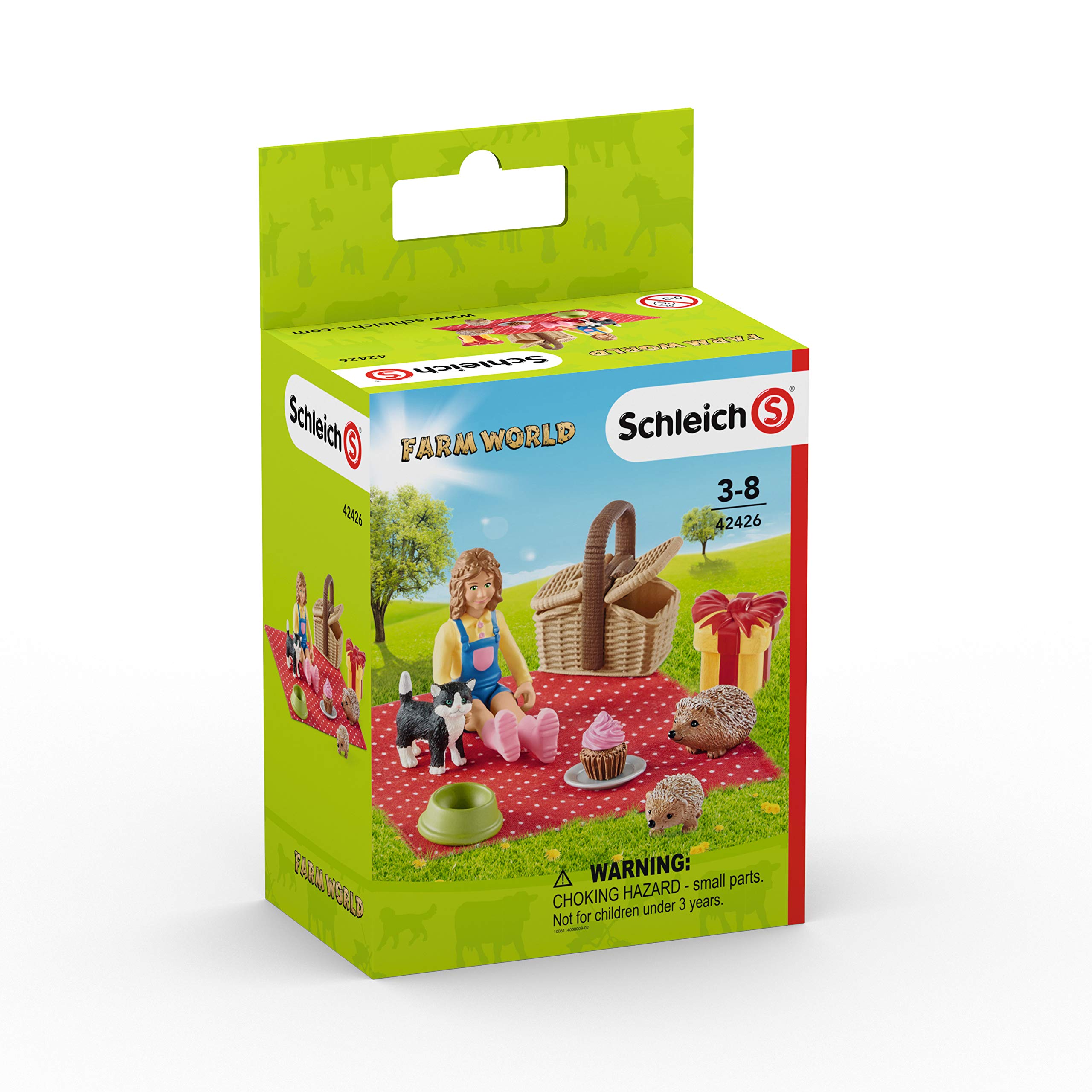 Schleich Farm World 10-Piece Farm Animal Toys Set for Kids - Realistic Baby Animal Figures, Educational Playset for Birthday & Picnic | Perfect for Pretend Play, Farm-Themed Parties & Early Learning