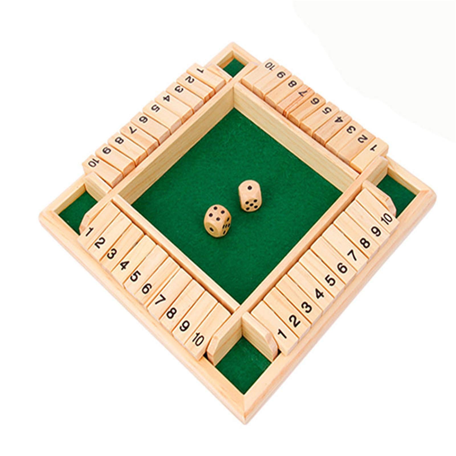 Wooden Table Math Game - Classic Educational Board Game for Kids & Adults | Fun Family Party Gift | Durable Learning Toy for Home, Classroom & Travel