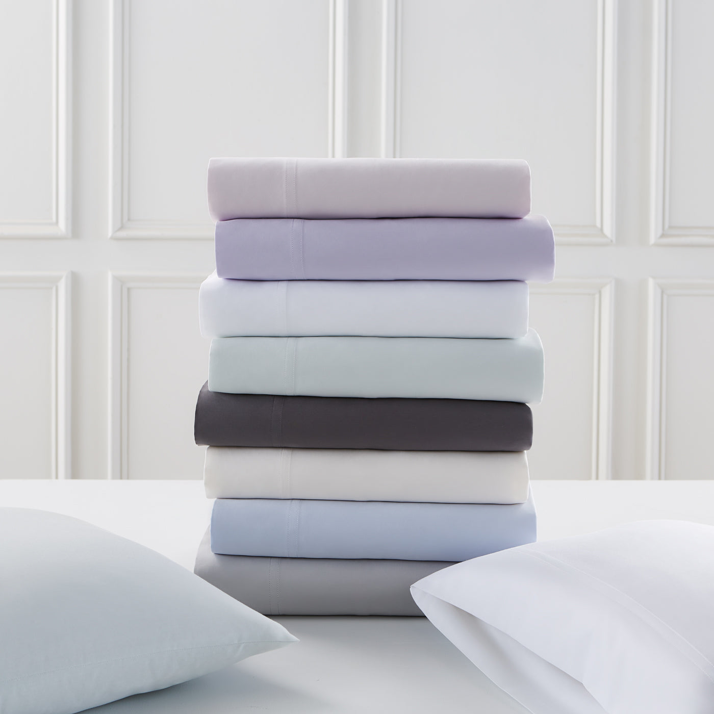 Luxury Soirée Sateen Sheet Set - 100% Cotton Soft Bed Sheets with Deep Pockets - Perfect for Master Bedroom, Guest Room & Hotel Use