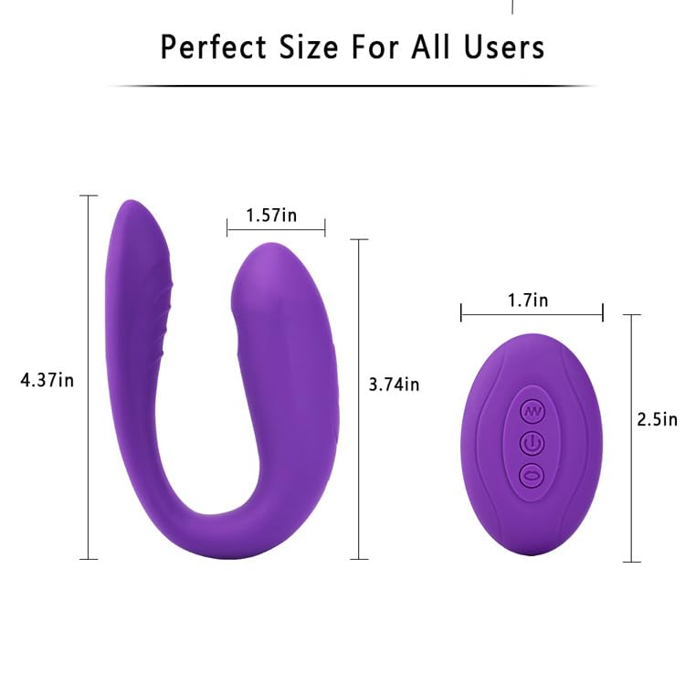 10-Speed Clitoral & G-Spot Vibrator with Suction - Purple Adult Sex Toy for Women & Couples | Wearable Panty Vibrator for Hands-Free Stimulation & Enhanced Intimacy | Perfect for Solo Play, Foreplay & Couples Games