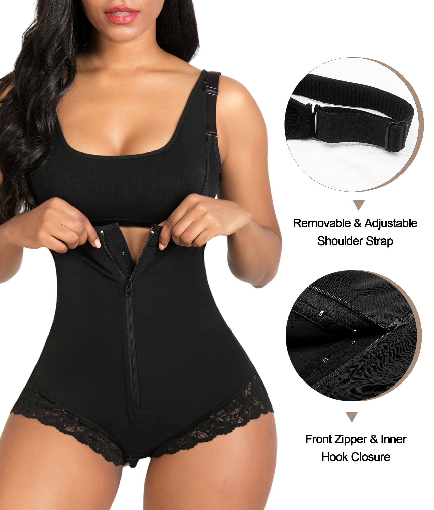 YIANNA Colombian Shapewear for Women - Postpartum Tummy Control Body Shaper, Butt Lifting Bodysuit - Perfect for Post-Pregnancy Recovery, Special Occasions & Everyday Confidence
