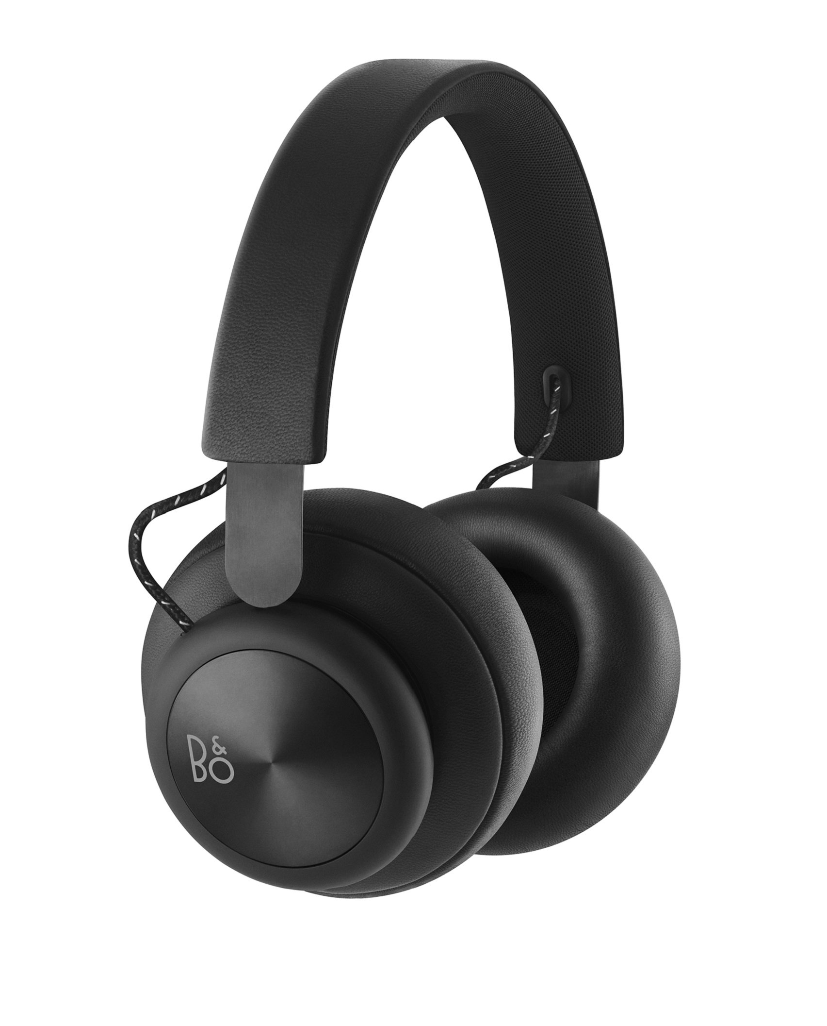Bang & Olufsen Beoplay H4 Wireless Bluetooth Headphones - Premium Over-Ear Noise Cancelling Headset with 20-Hour Battery, Comfortable Earpads for Travel, Work & Music Listening (Black)