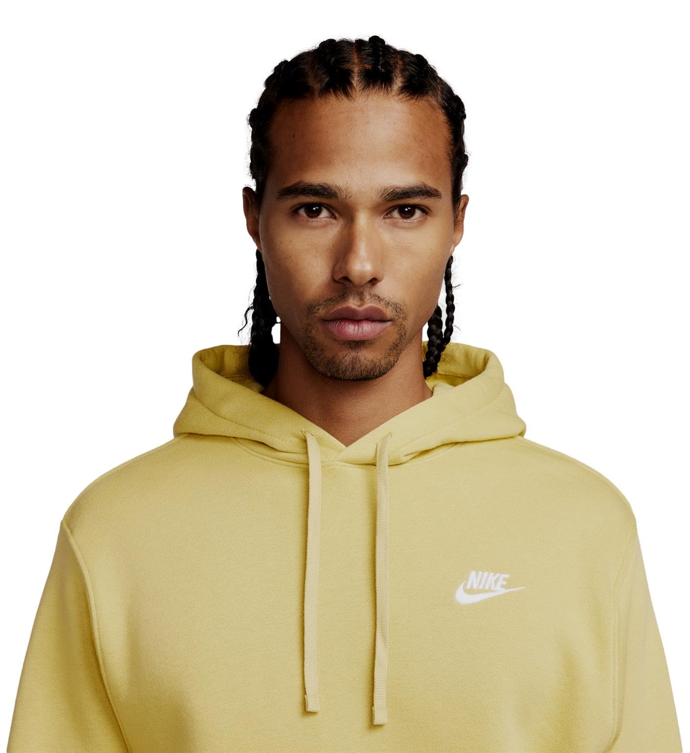 Nike Men's Hoodie Sweatshirt - Lightweight Fleece Pullover with Pouch Pocket | Casual Streetwear for Gym, Running & Everyday Comfort