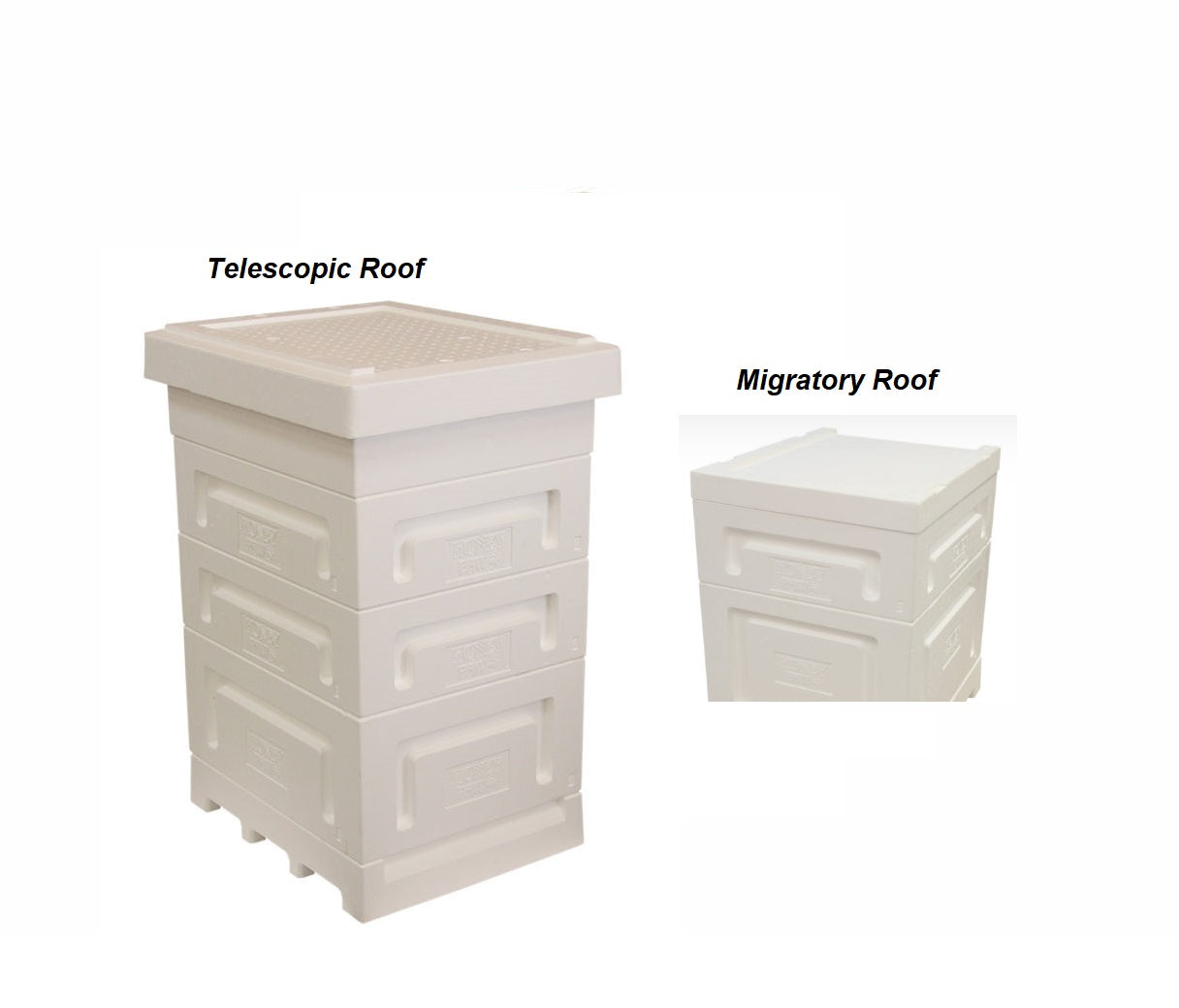 10 Pack Honey Paw Polystyrene Beehive Frames - 3 Level Beekeeping Supplies for Hive Maintenance & Honey Production | Ideal for Beginners & Professional Beekeepers