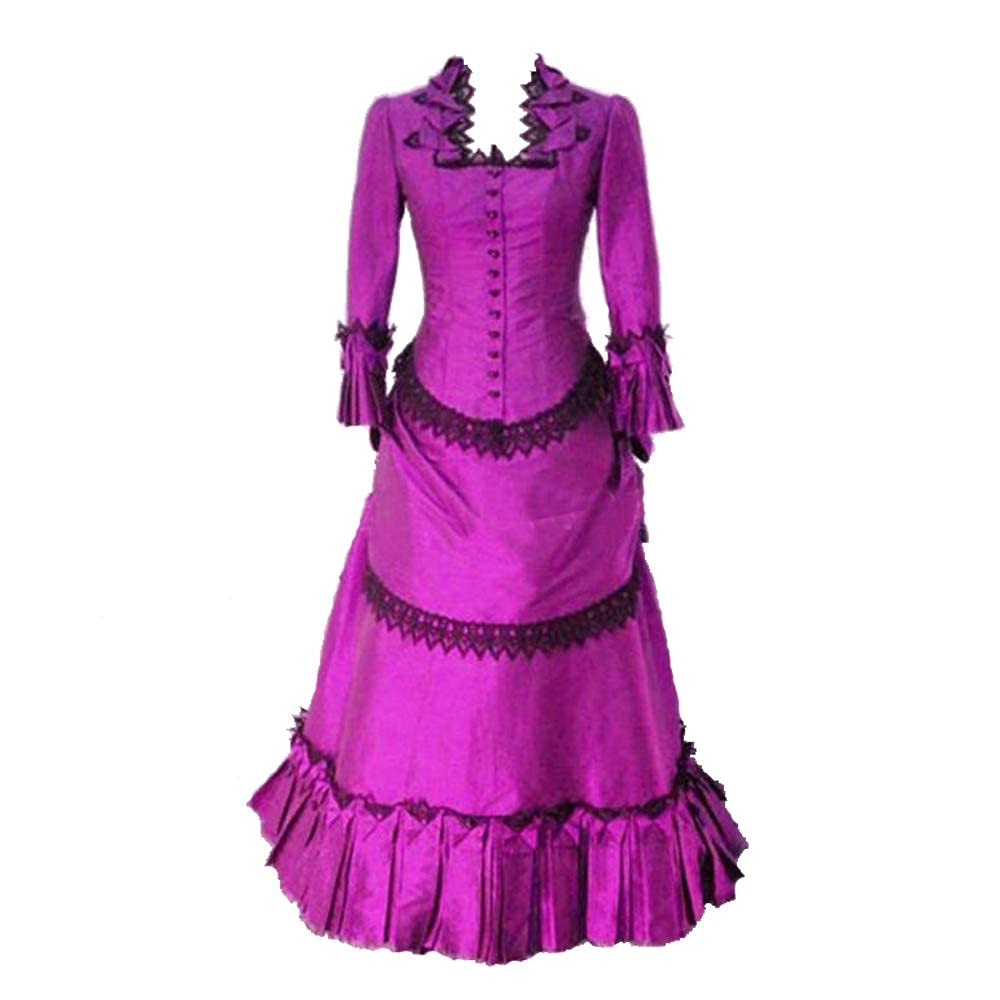Steampunk Victorian Gothic Cosplay Costume | Elegant Bustle Dress & Edwardian Evening Gown for LARP, Renaissance Fairs & Themed Parties