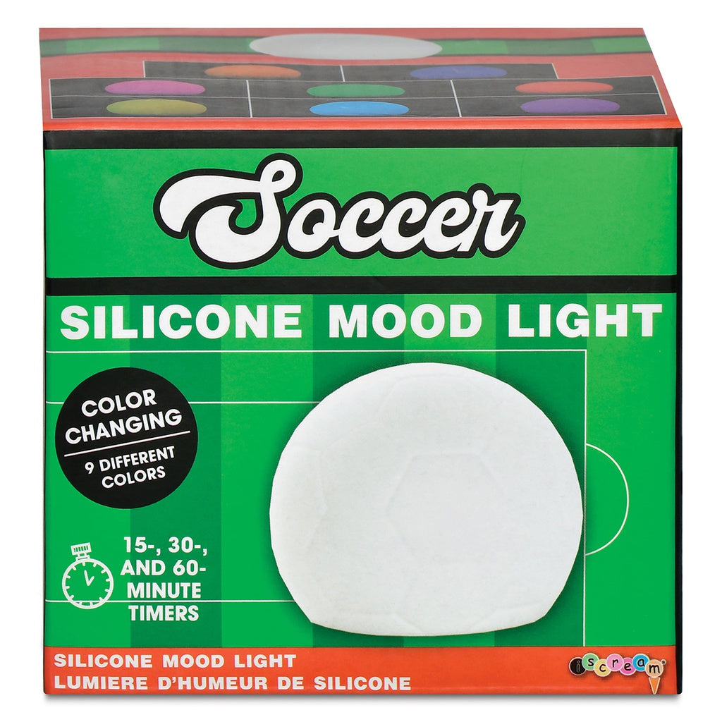 Iscream Soccer Mood Light - LED Night Light for Kids & Adults, Perfect for Bedroom, Game Room & Sports Decor - Cool Gift for Soccer Fans